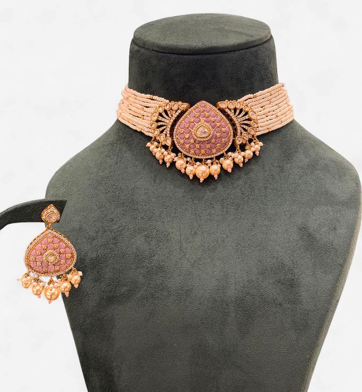 Ishaya Pearl Choker Set