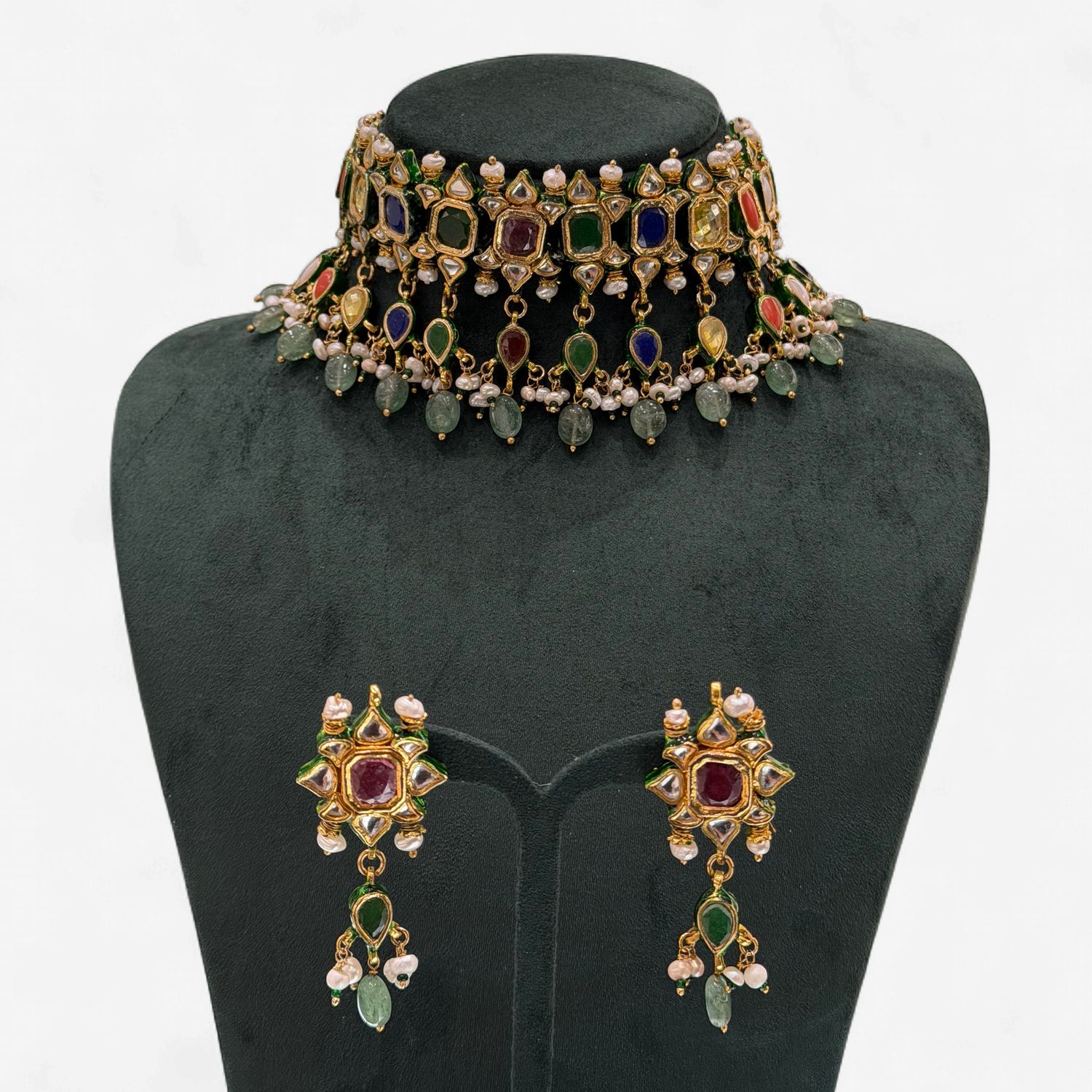 Rhea Navratra Choker Set