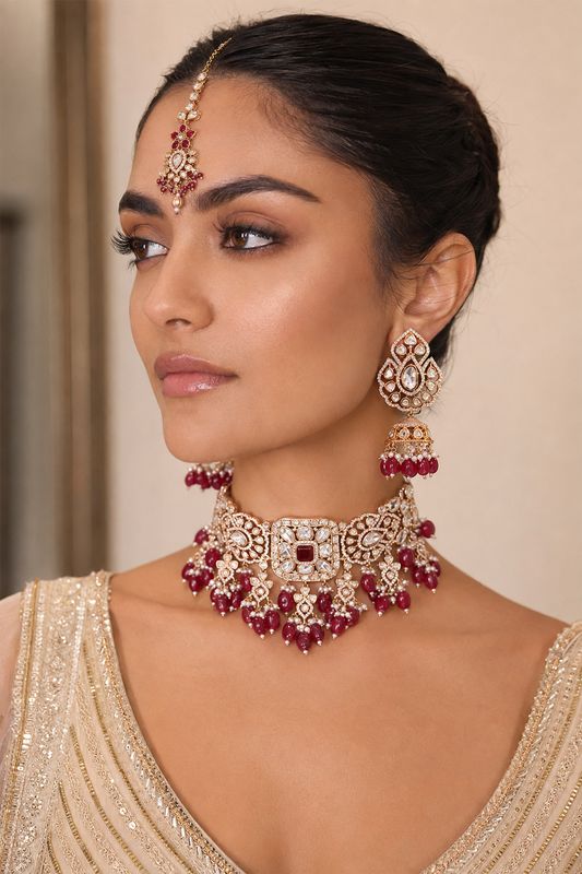 Raahi Ruby Choker Set