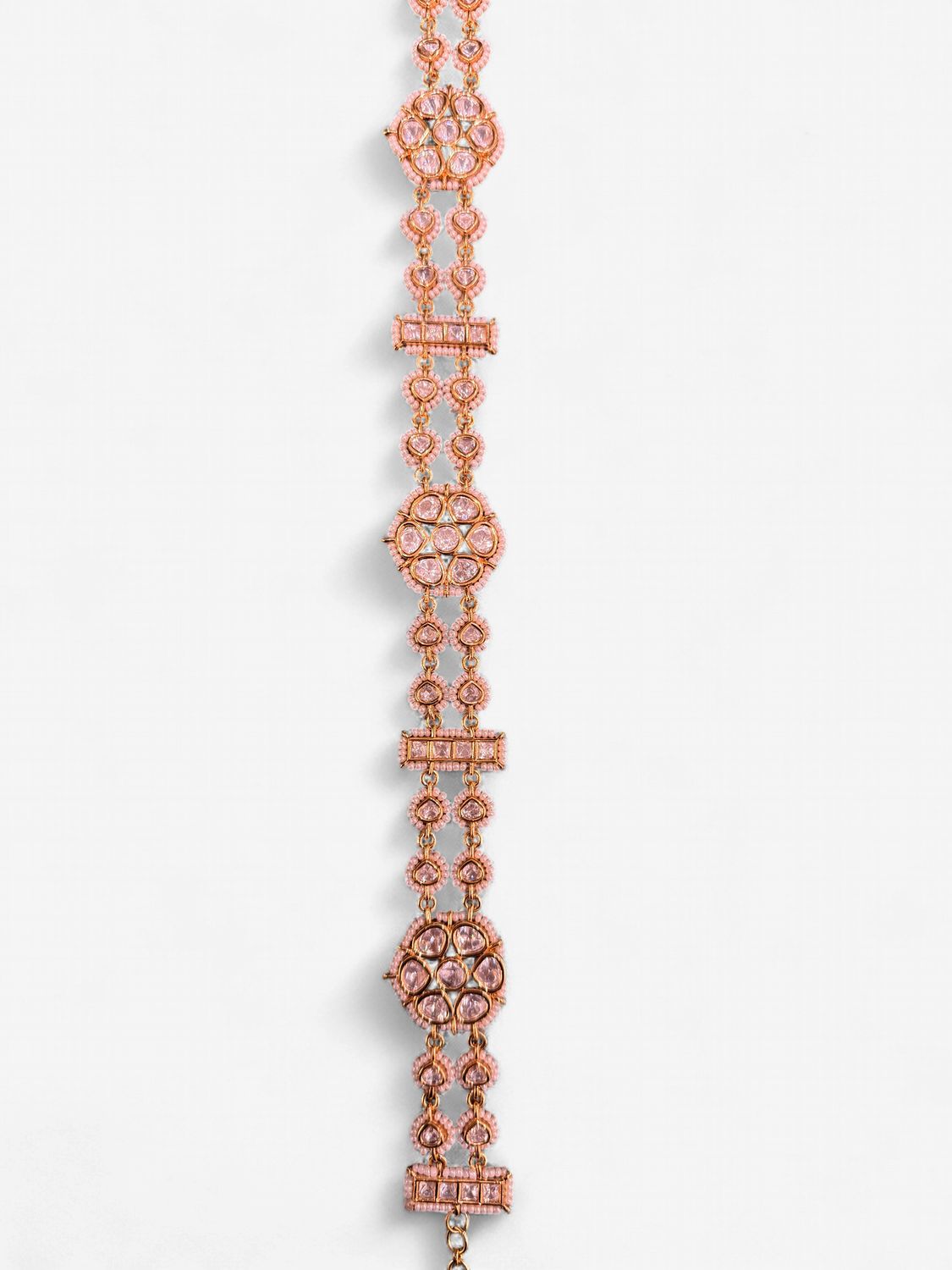 Meherun Blush Kundan Sheesh Patti