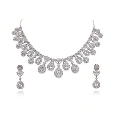 Elora CZ Drop Necklace Set