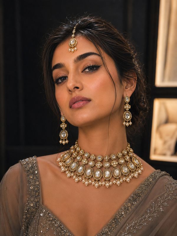 Zohra Polki Necklace Set