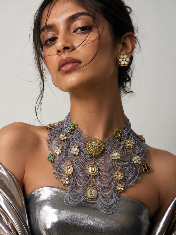 Moonstone Drape Necklace