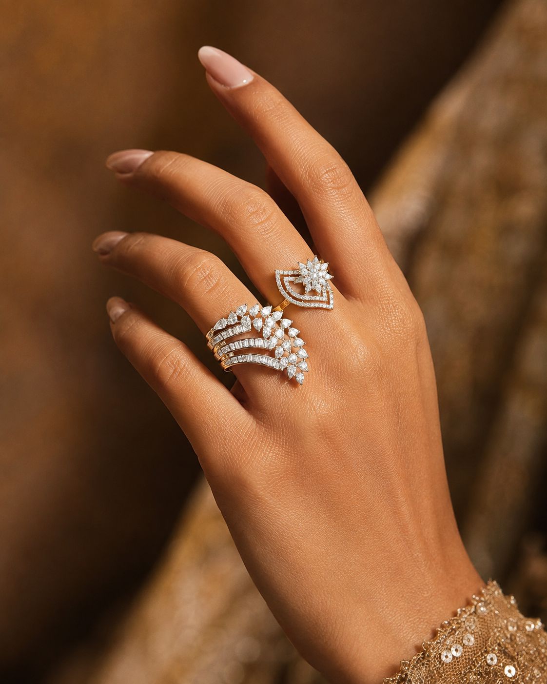 Astera Bloom Statement Ring