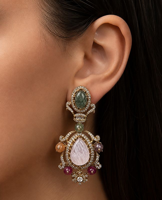 Aurelia Navratan Earrings