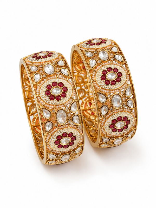 Ruhani Meenakari Bangles