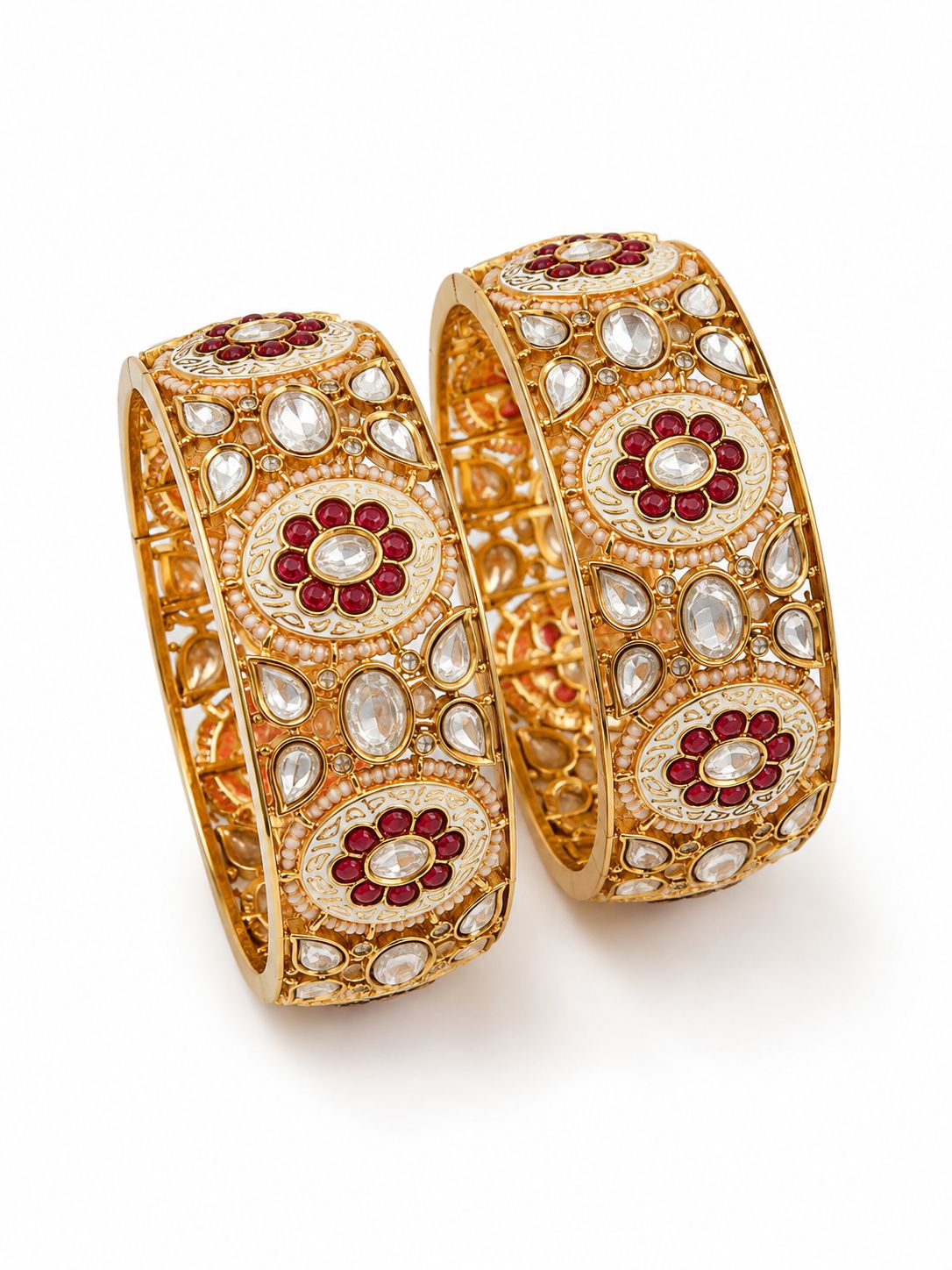 Ruhani Meenakari Bangles, Size: 2.6