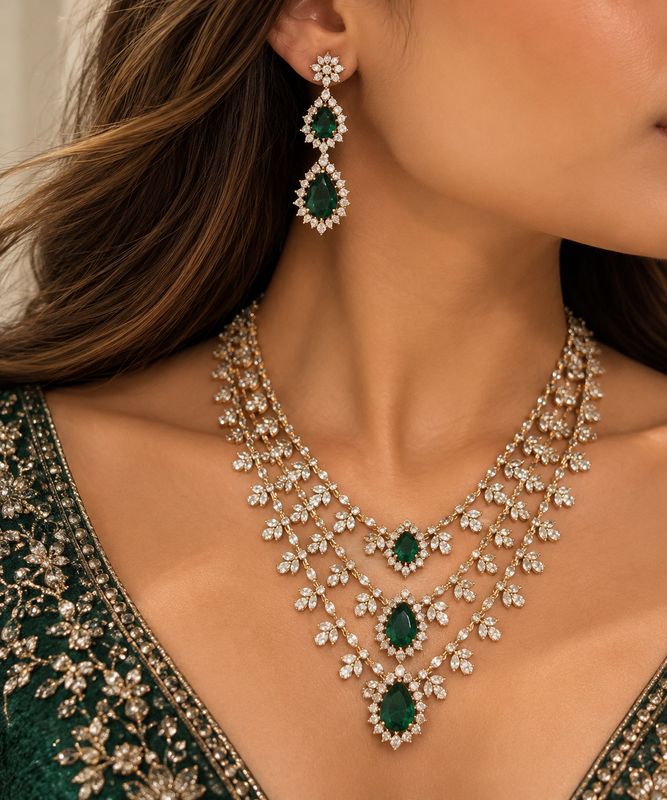 Aveline Layered Necklace Set