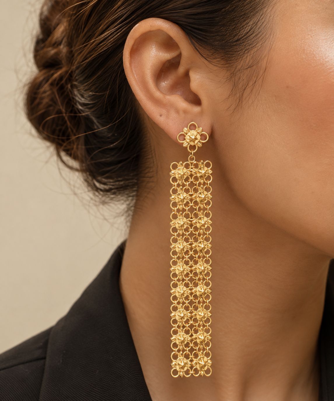 Zarifa Gold Earrings