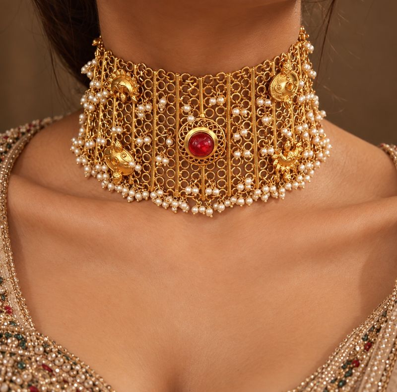 Zaria Red Choker
