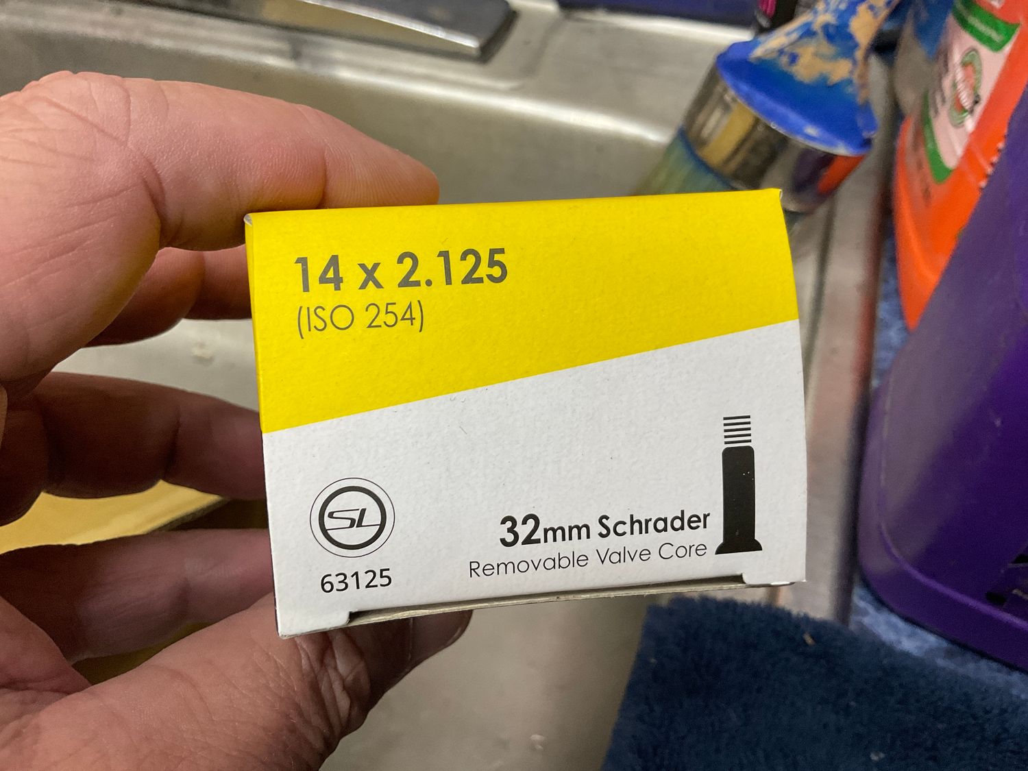 TUBE SUNLT 14x2.125 SV FFW51mm