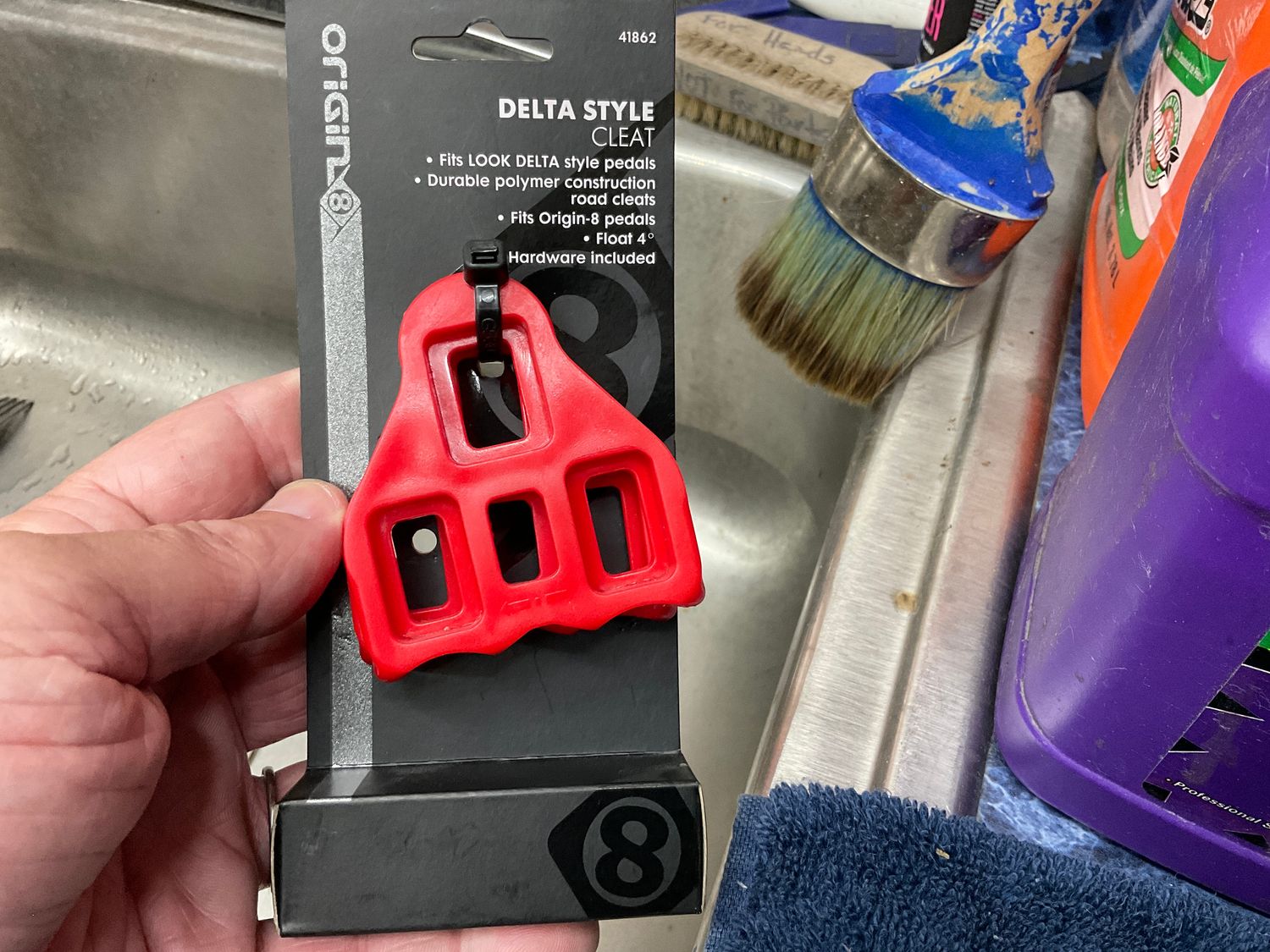 PEDAL CLEAT OR8 RC-2D DELTA LOOK RD FLOAT “Bat Wing” Design
