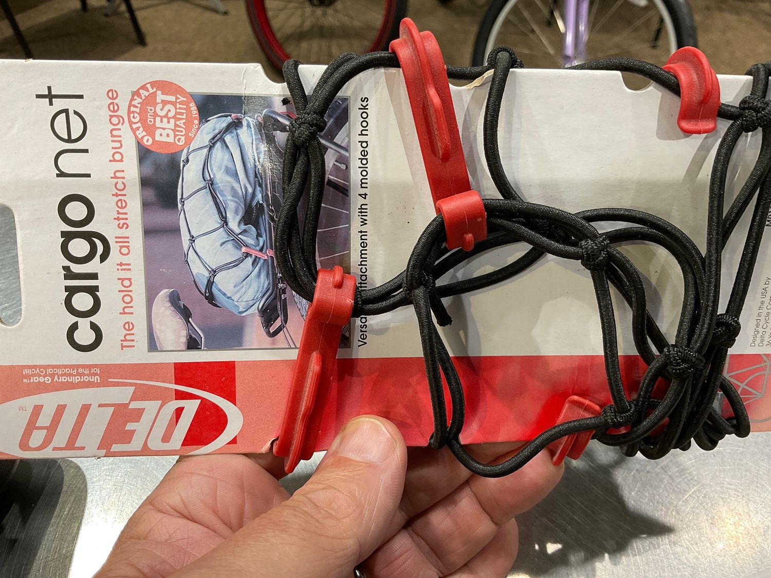 BUNGEE DELTA CARGO NET BK
