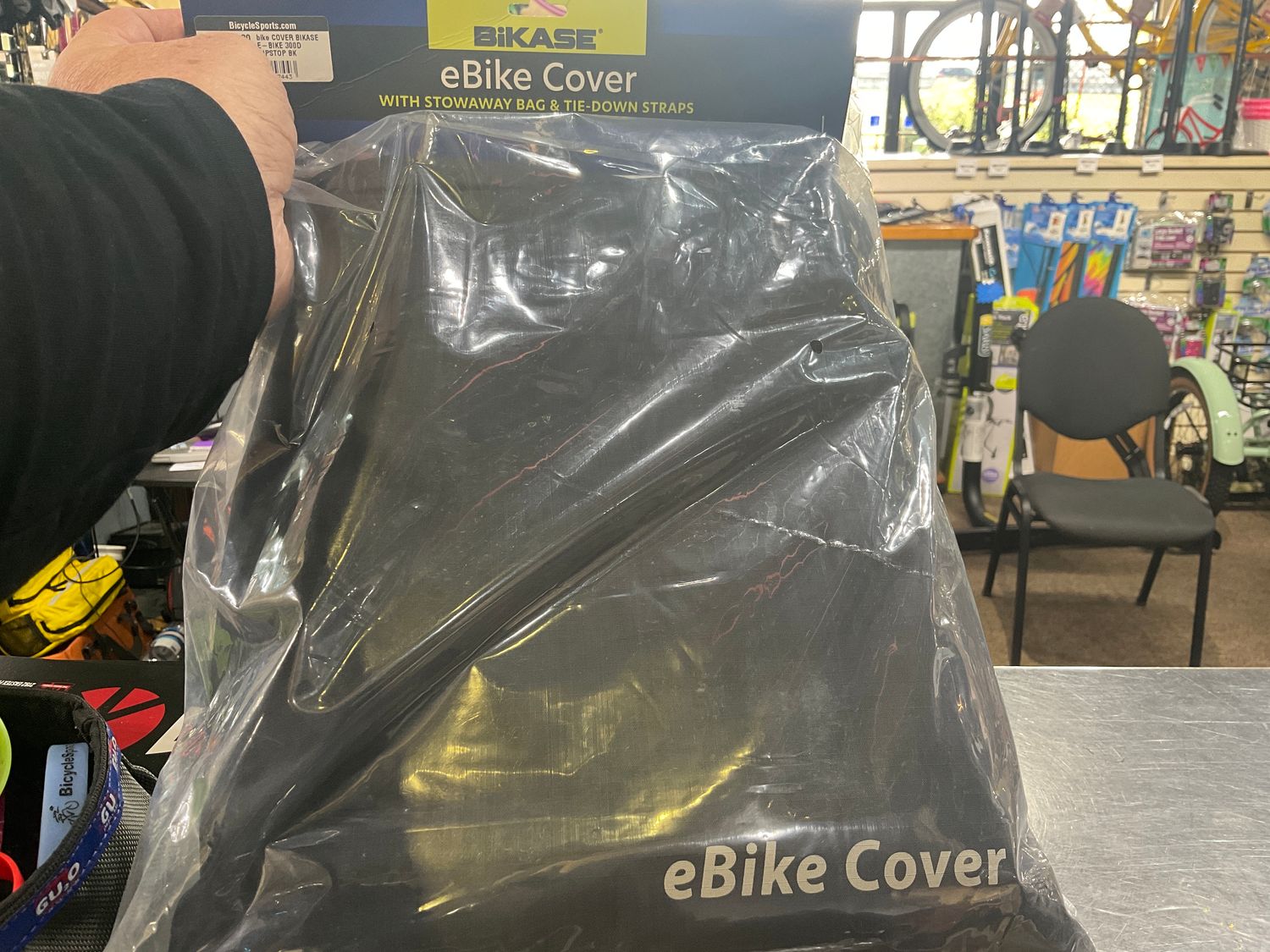 bike COVER BIKASE E-BIKE 300D RIPSTOP BK