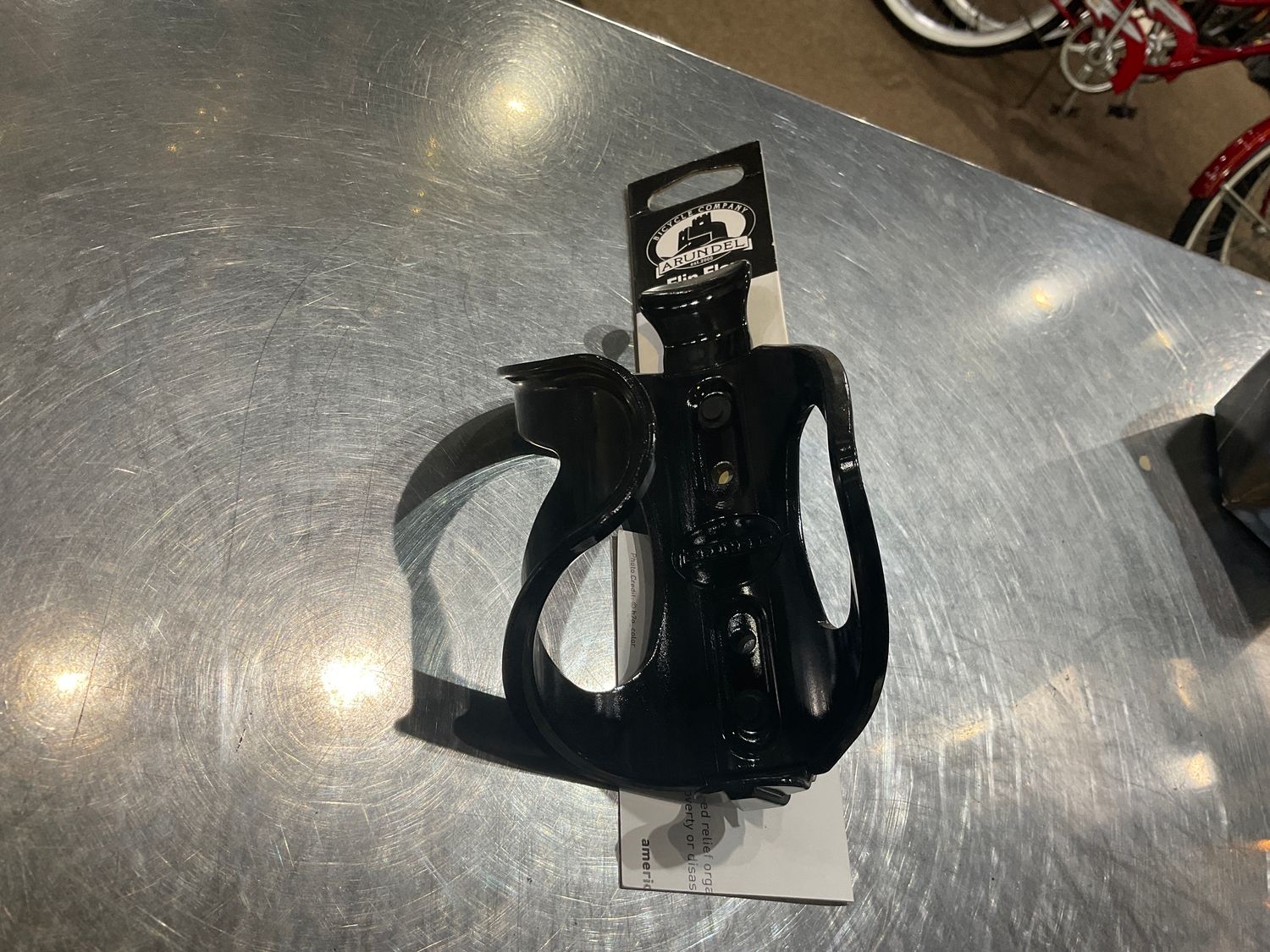 Arundel Bottle Cage FlipFlop  Black