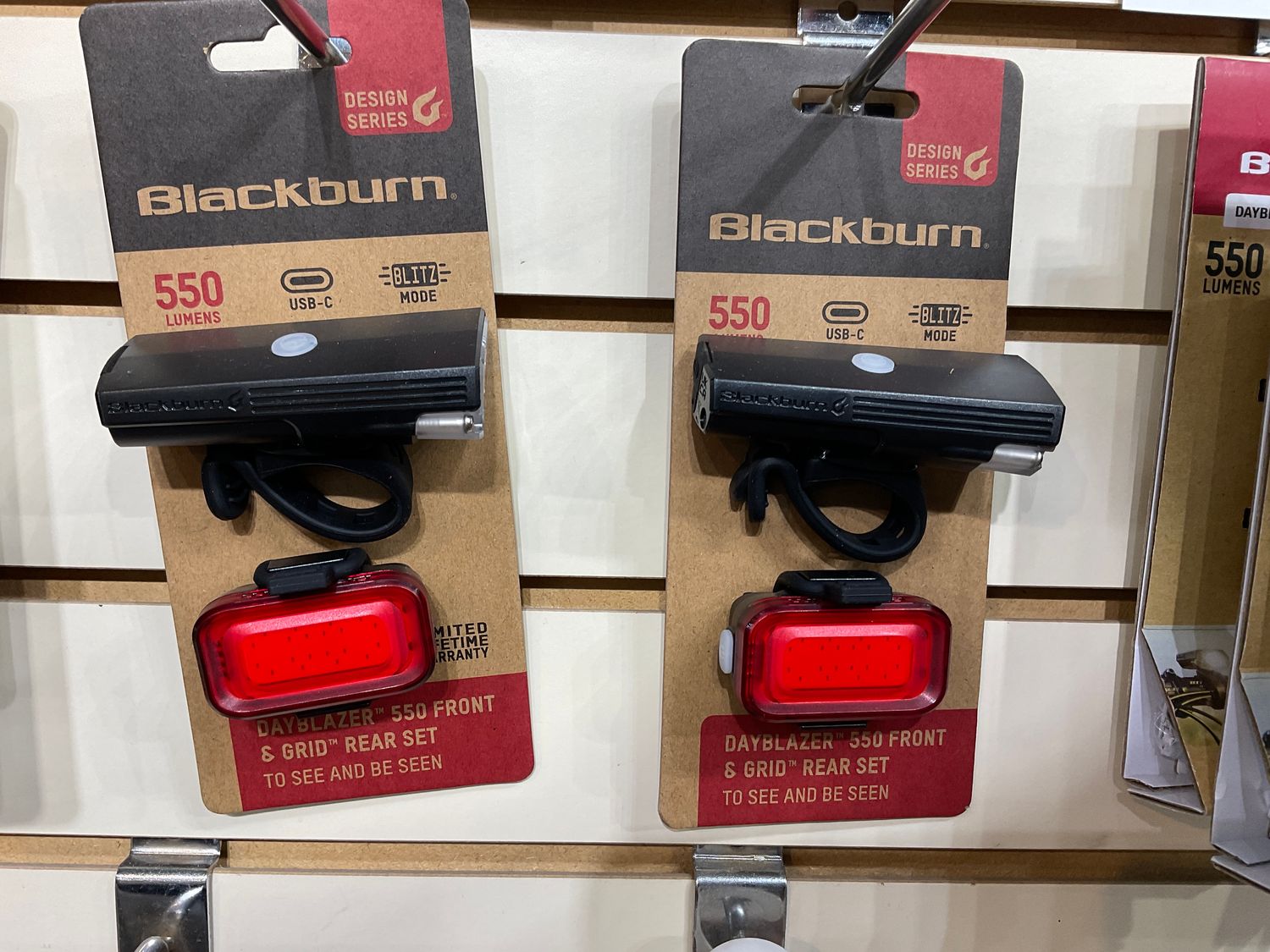 Dayblazer 550 Front + Grid Rear Light Set Black