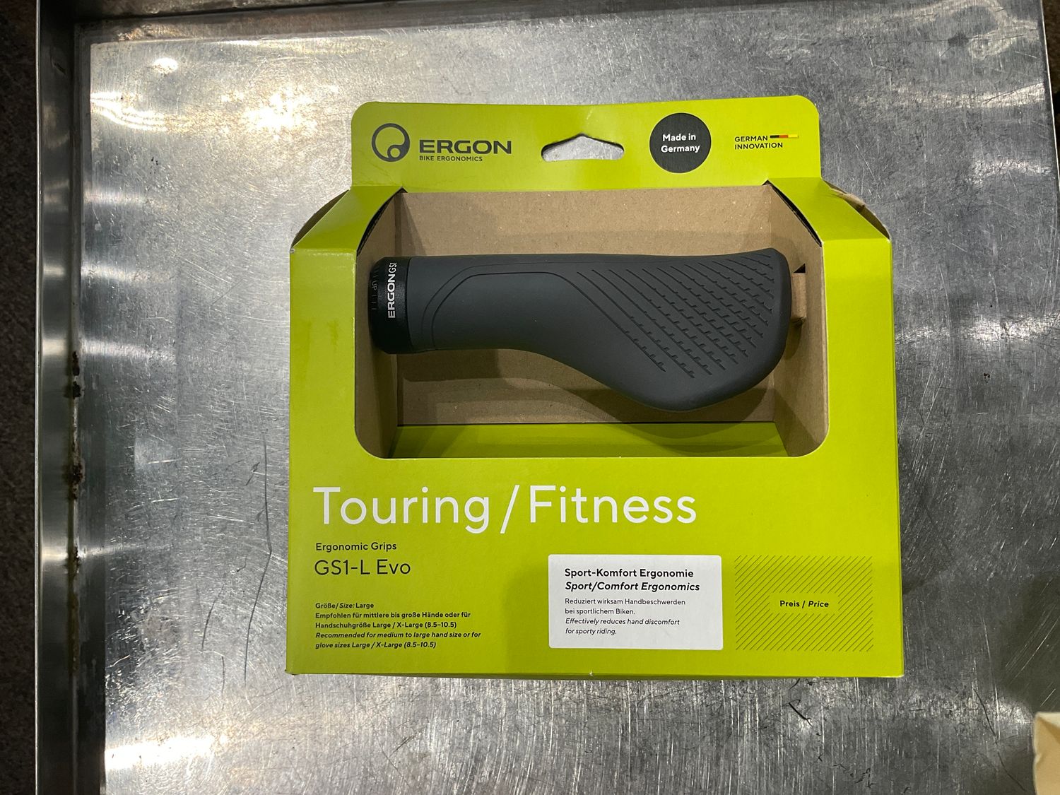 Ergon GS1 Evo Grips - Large, Moondust Grey