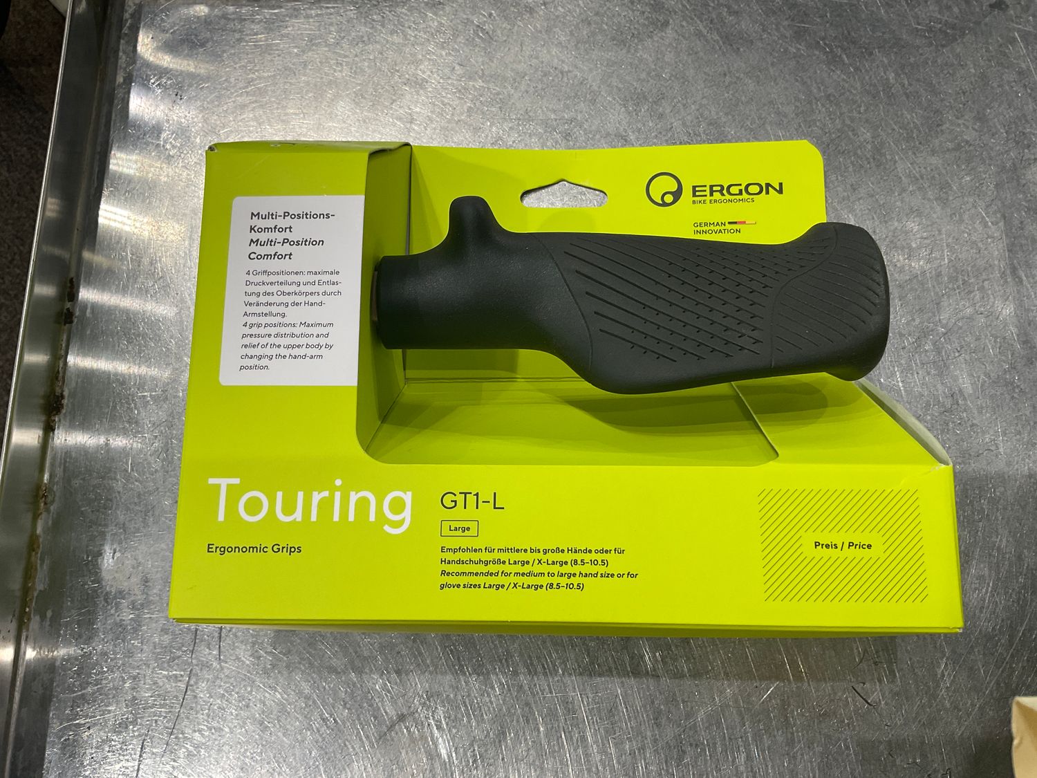 Ergon GT1 Grips - Black, Large