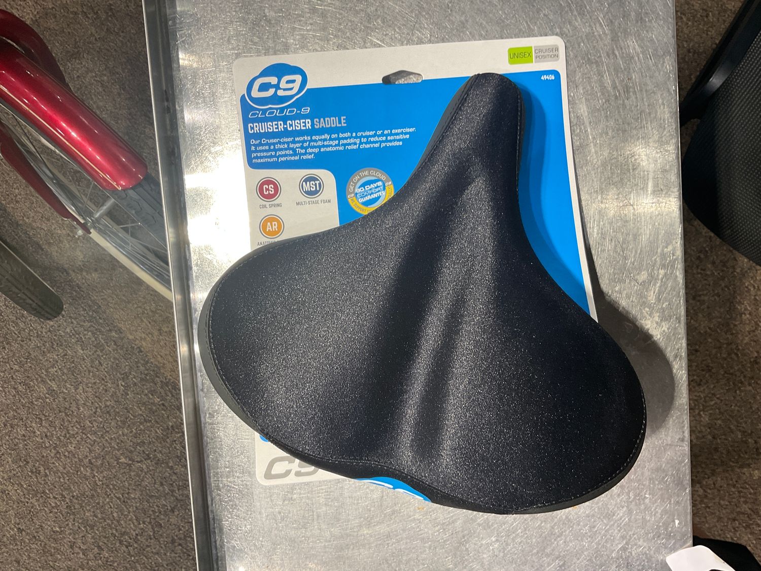 SADDLE C9 CRUISER-CIZER LYCRA BLK