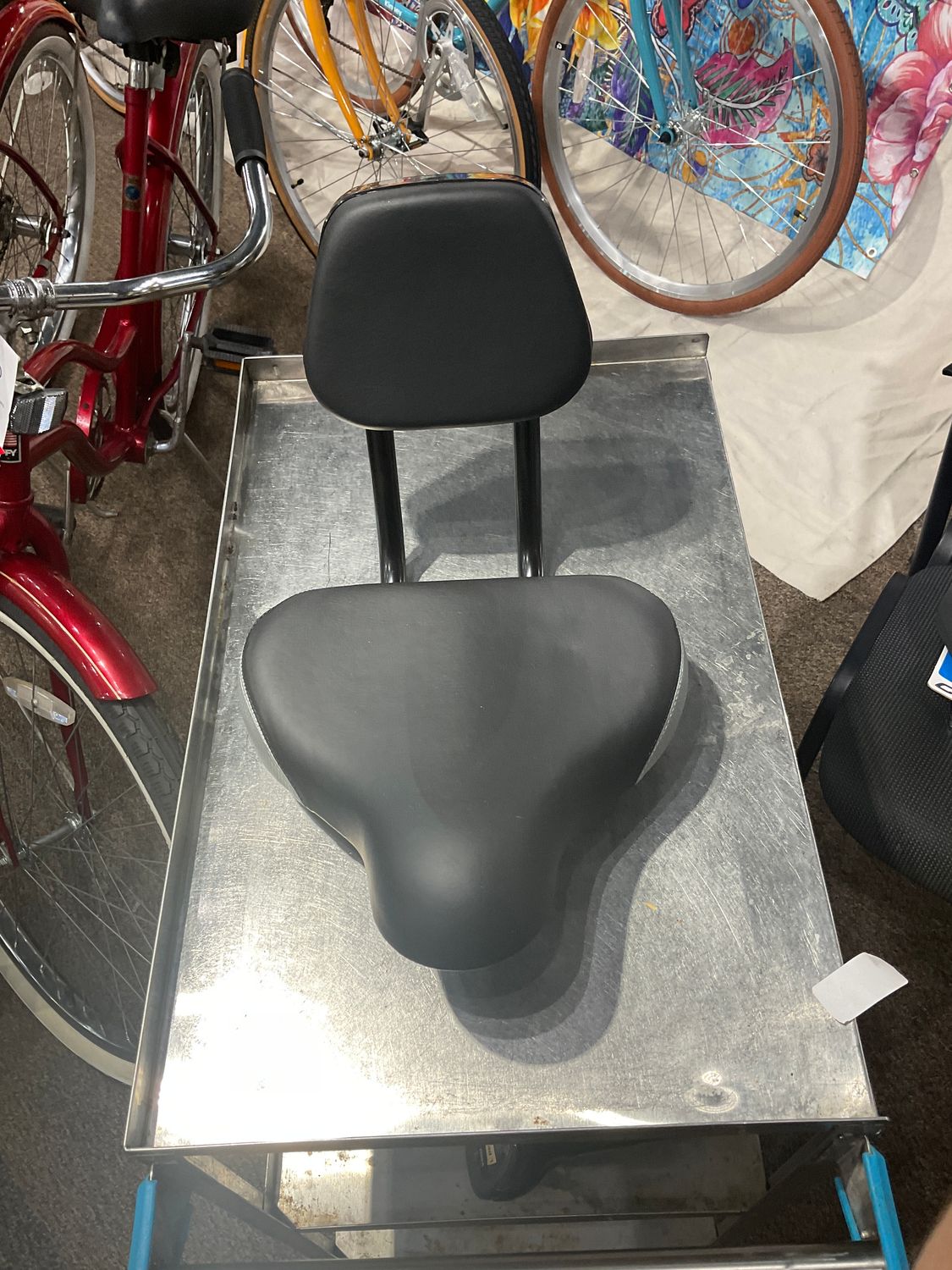 SADDLE SUNLT COMFORT  w/BACKREST