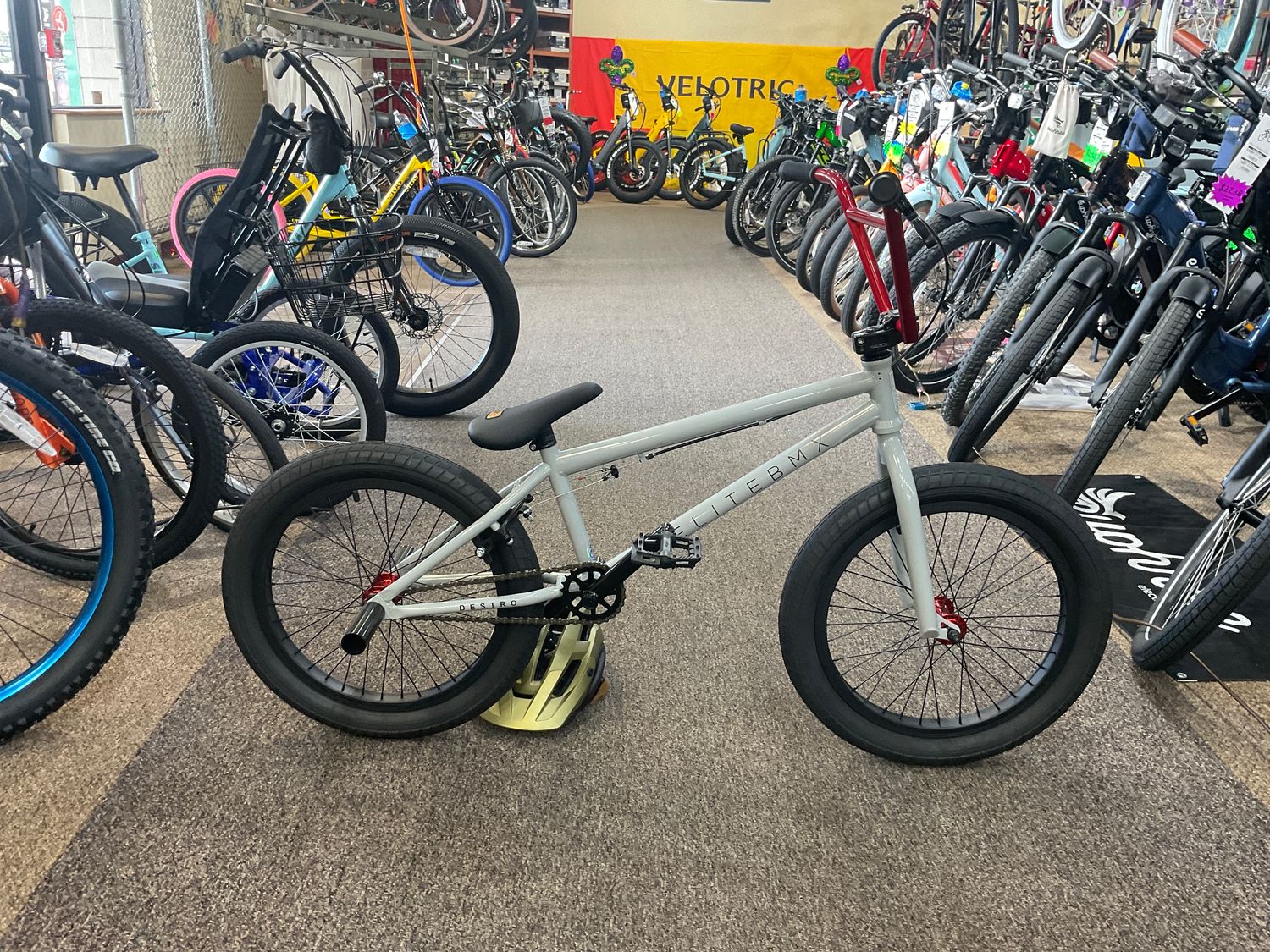 Elite BMX Destro, Color: Grey + Red