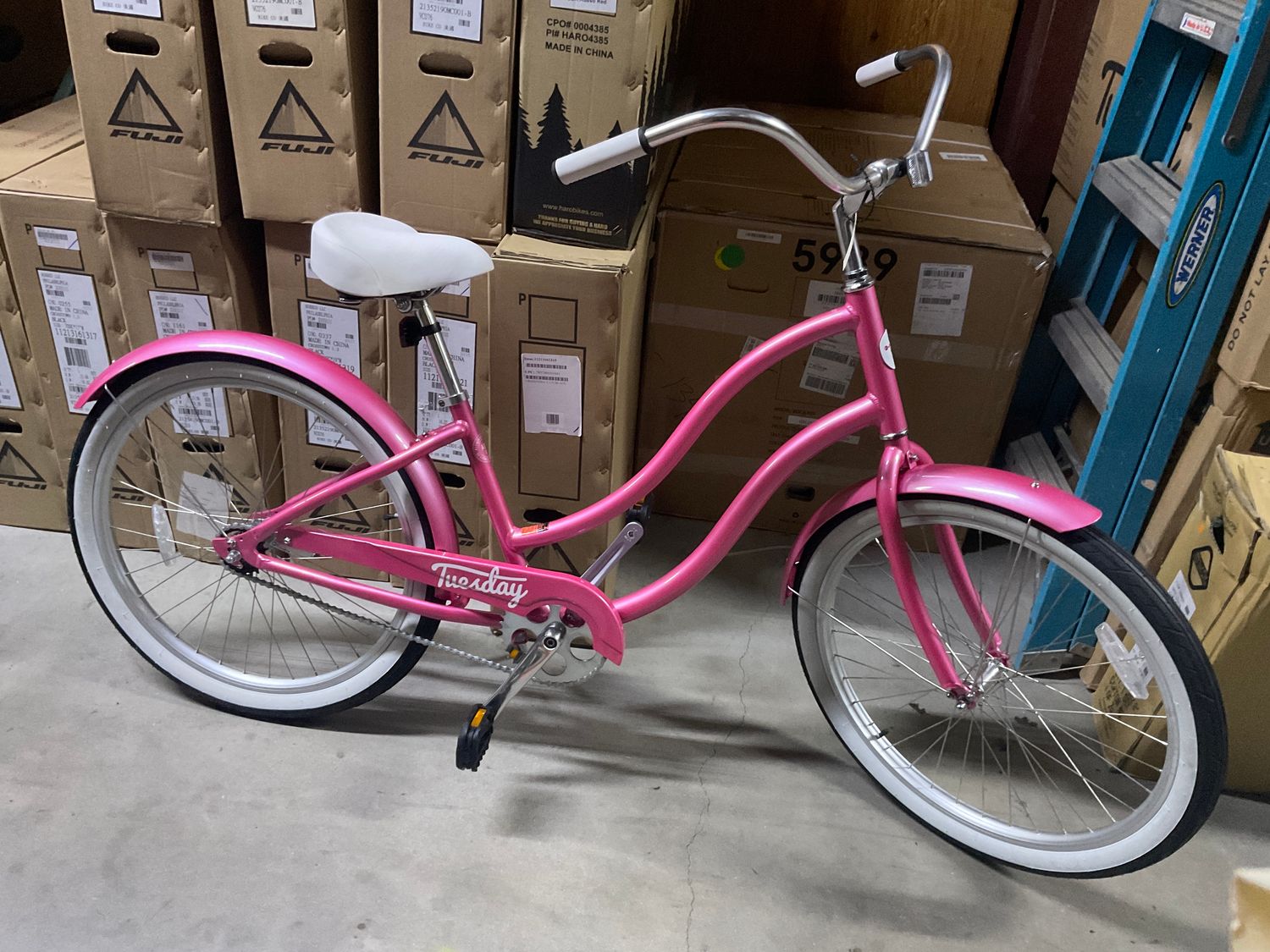 Tuesday August 1 LS, Color: Bright Pink Rose
