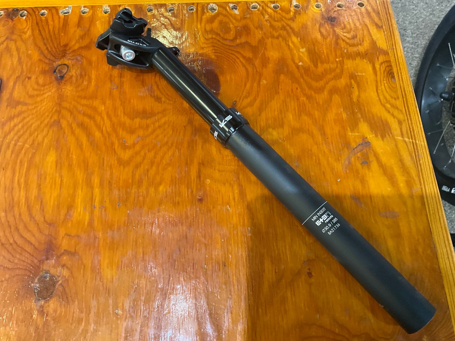 Seatpost Dropper - 30.9mm 100mm Black KS eTEN-R