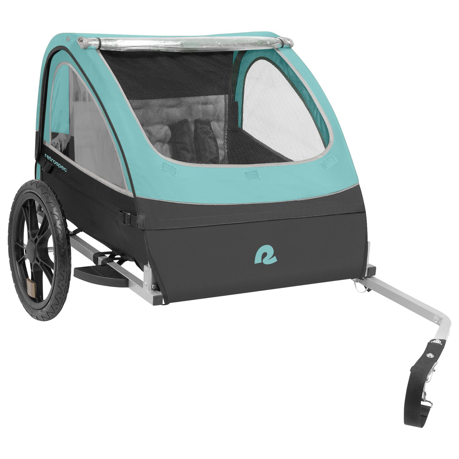 Retrospec Rover 2 Passenger Child Trailer, Color: Blue Ridge