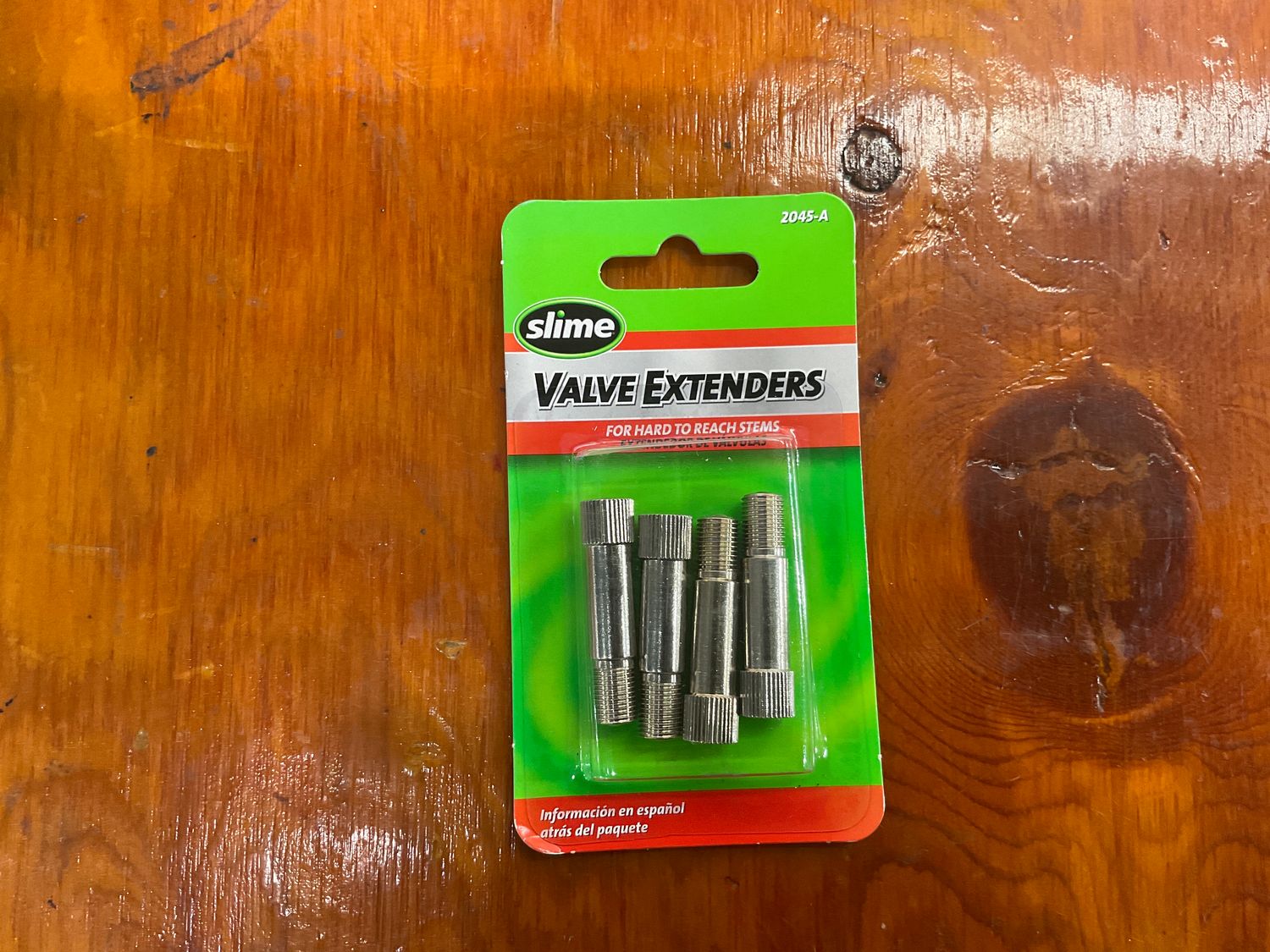 Slime 1-1/4&quot; Schrader Valve Extenders: 4-Pack
