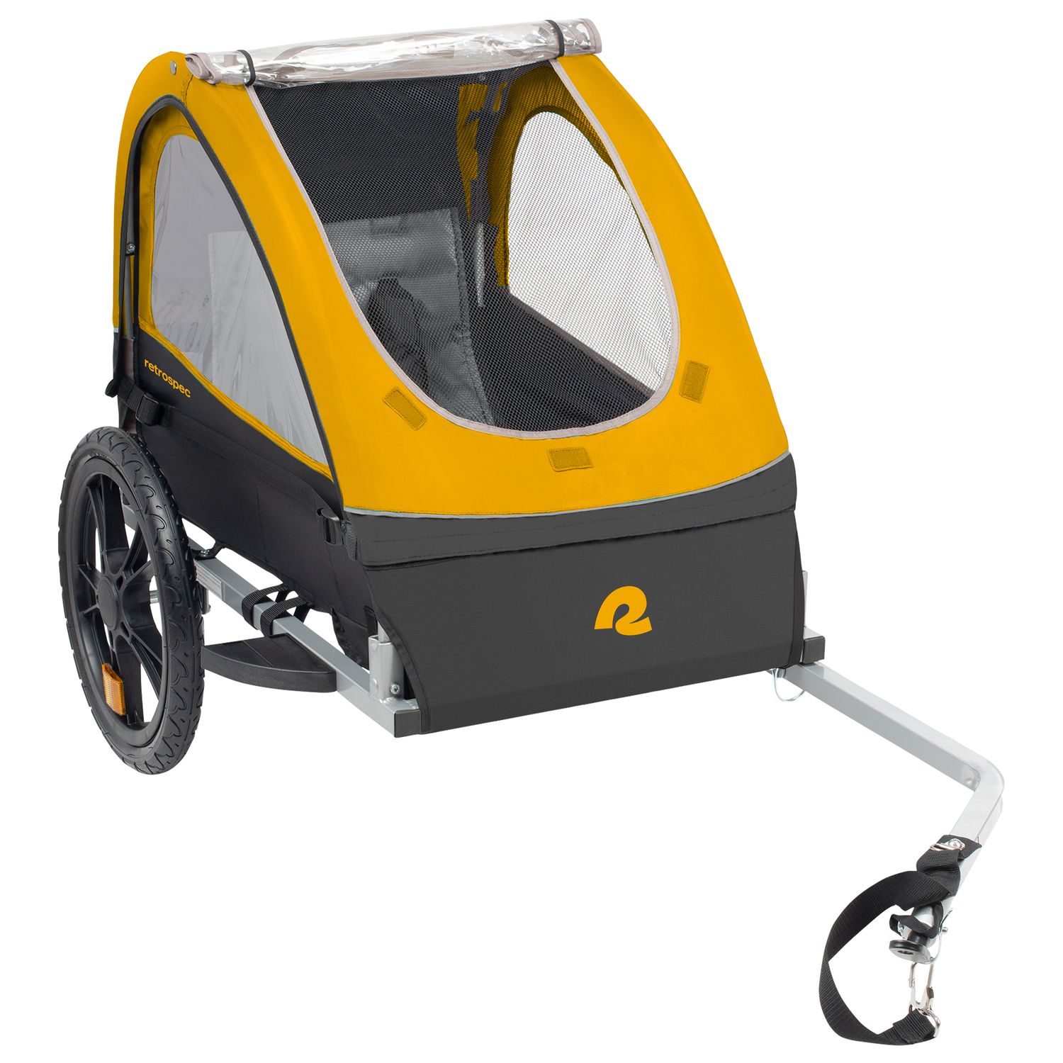 Retrospec Rover 1 Single Child Trailer, Color: Sun