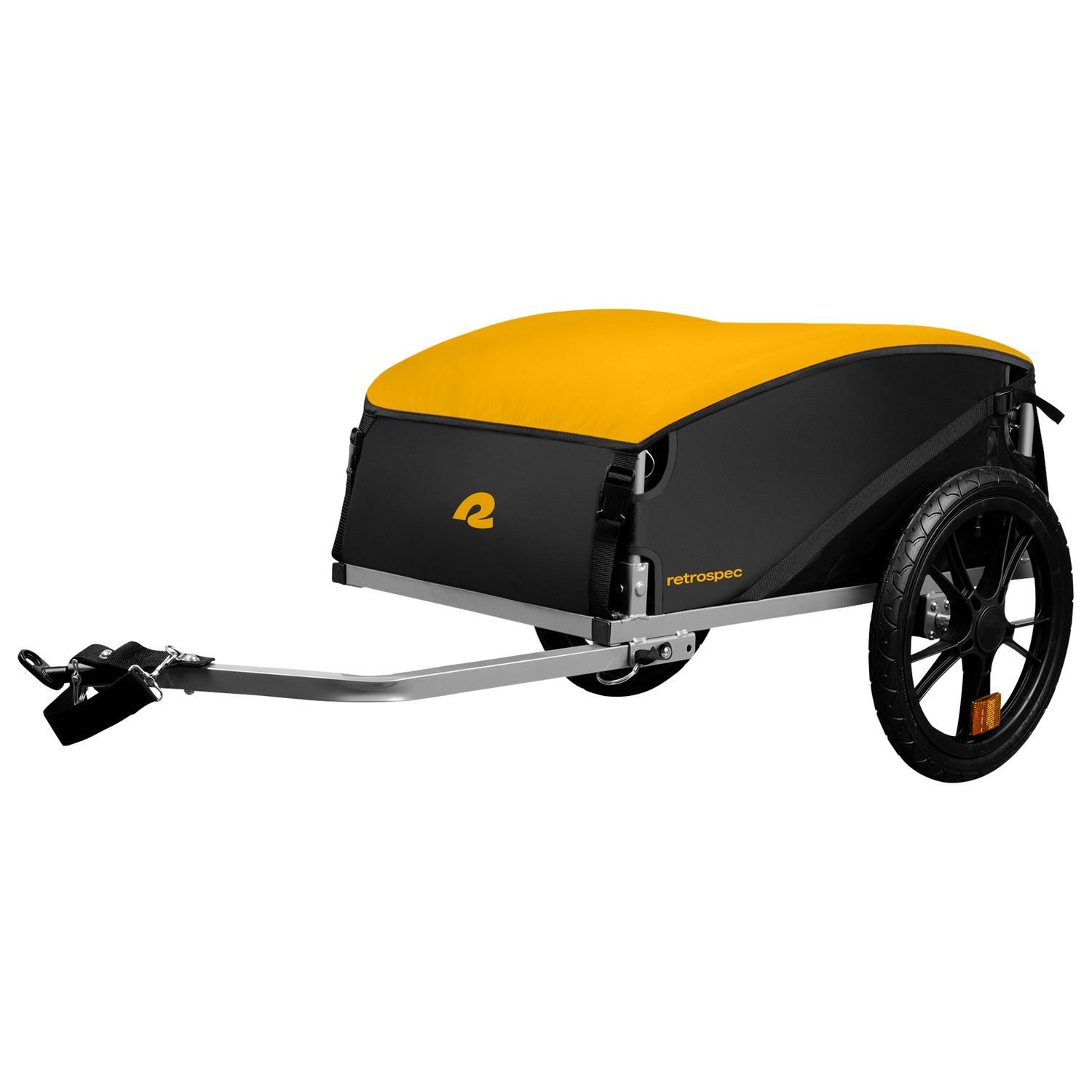 Retrospec Rover Cargo Hauler Bike trailer, Color: Sun