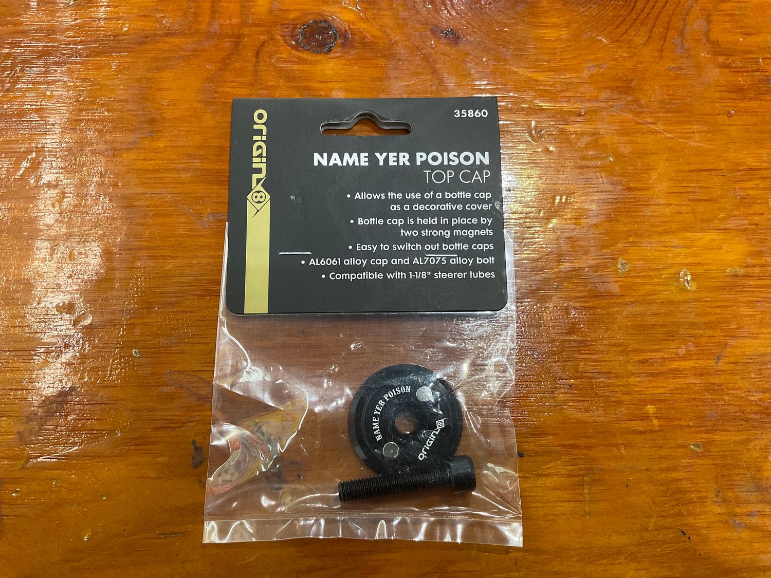 HEAD PART OR8 AHEAD CAP NAME YER POISON w/BOLT BK