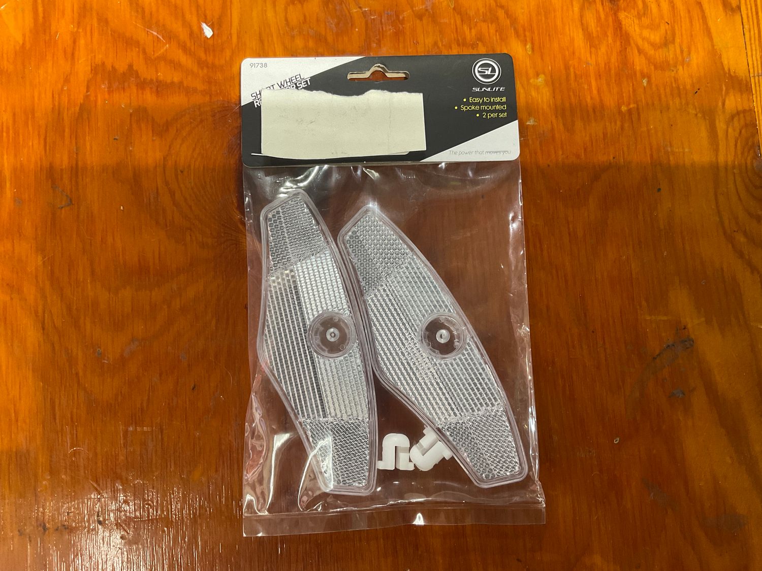 REFLECTOR SUNLT SET WHL ONLY WHITE SHORT