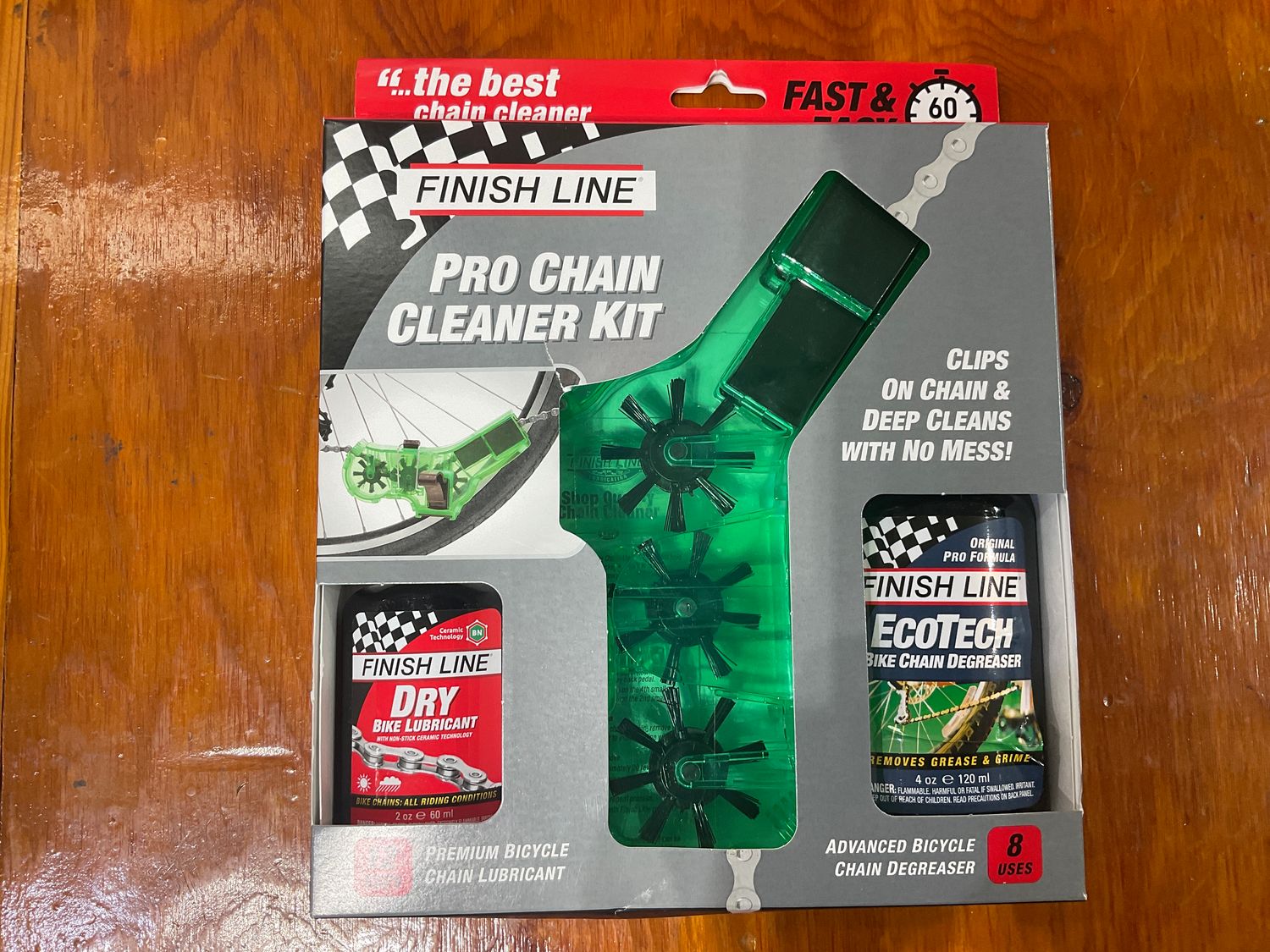 TOOL CHAIN CLEANER F-L w/DEGREAS+DRY LUBE 6/cs