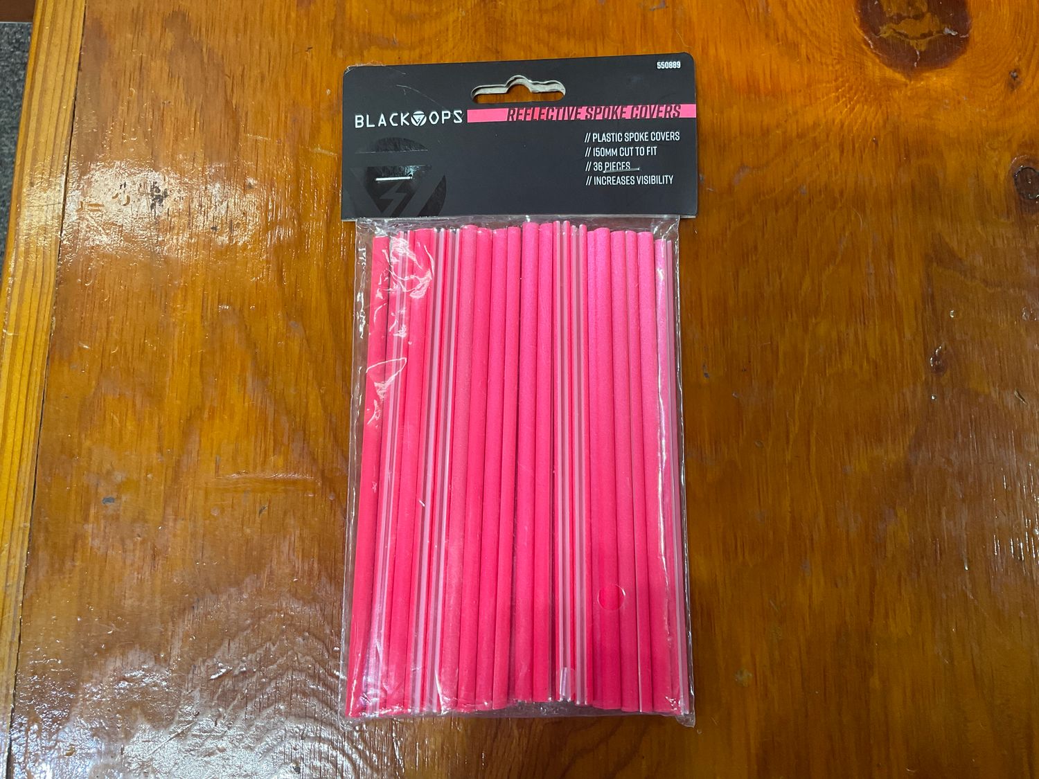 SPOKE COVERS REFLECTIVE BK-OPS 150mm