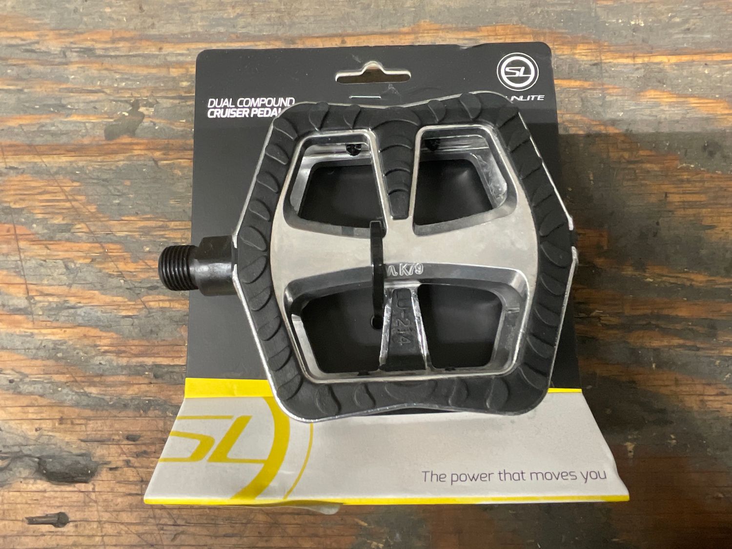 PEDALS SUNLT CRUSER ALY RUBBER GRIP 9/16 STRAP COMPATIBLE