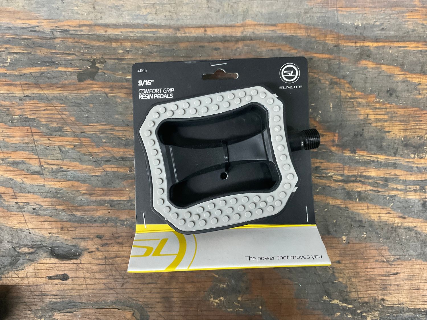 PEDALS SUNLT PLATFORM NYLON GRIPR TOP 9/16 BK