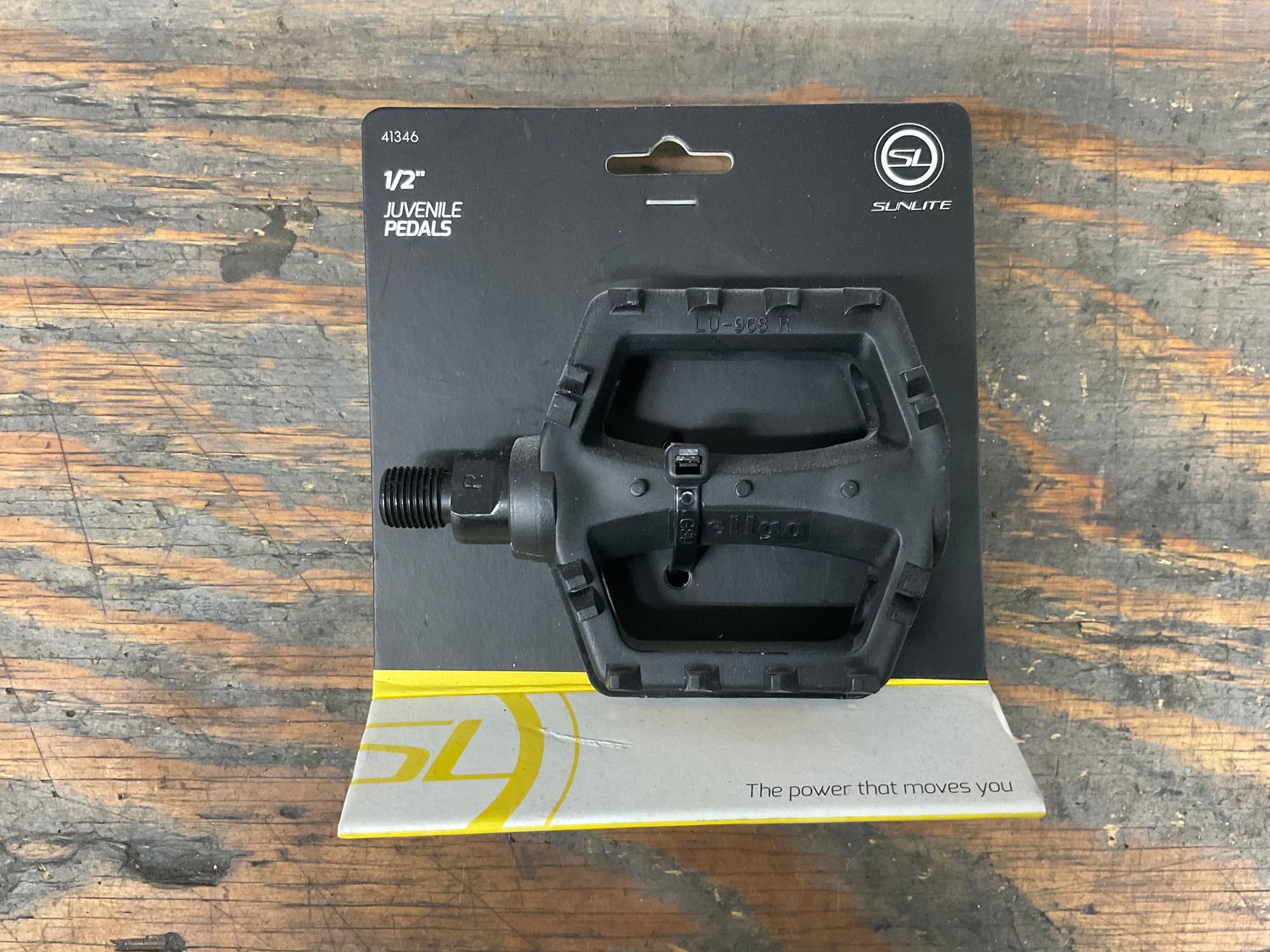 PEDALS SUNLT JUVENILE BMX PLASTIC 1/2 BK