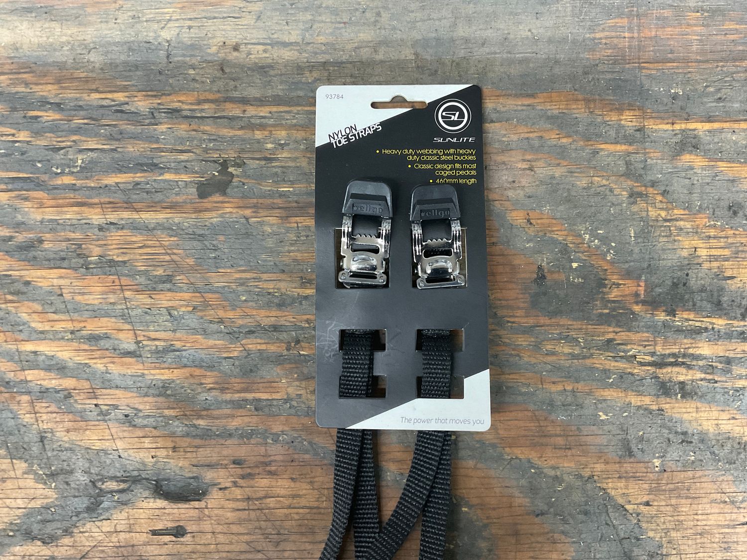 TOE STRAPS SUNLT PRO SPINNING BLK