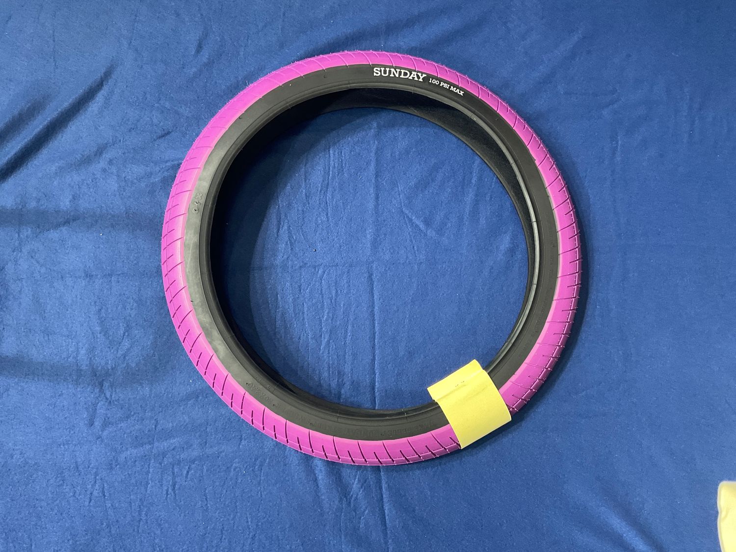 TIRE 20 x 2.4 - (purple) Hot Pink/Blk - Current V2 Tire - Sunday