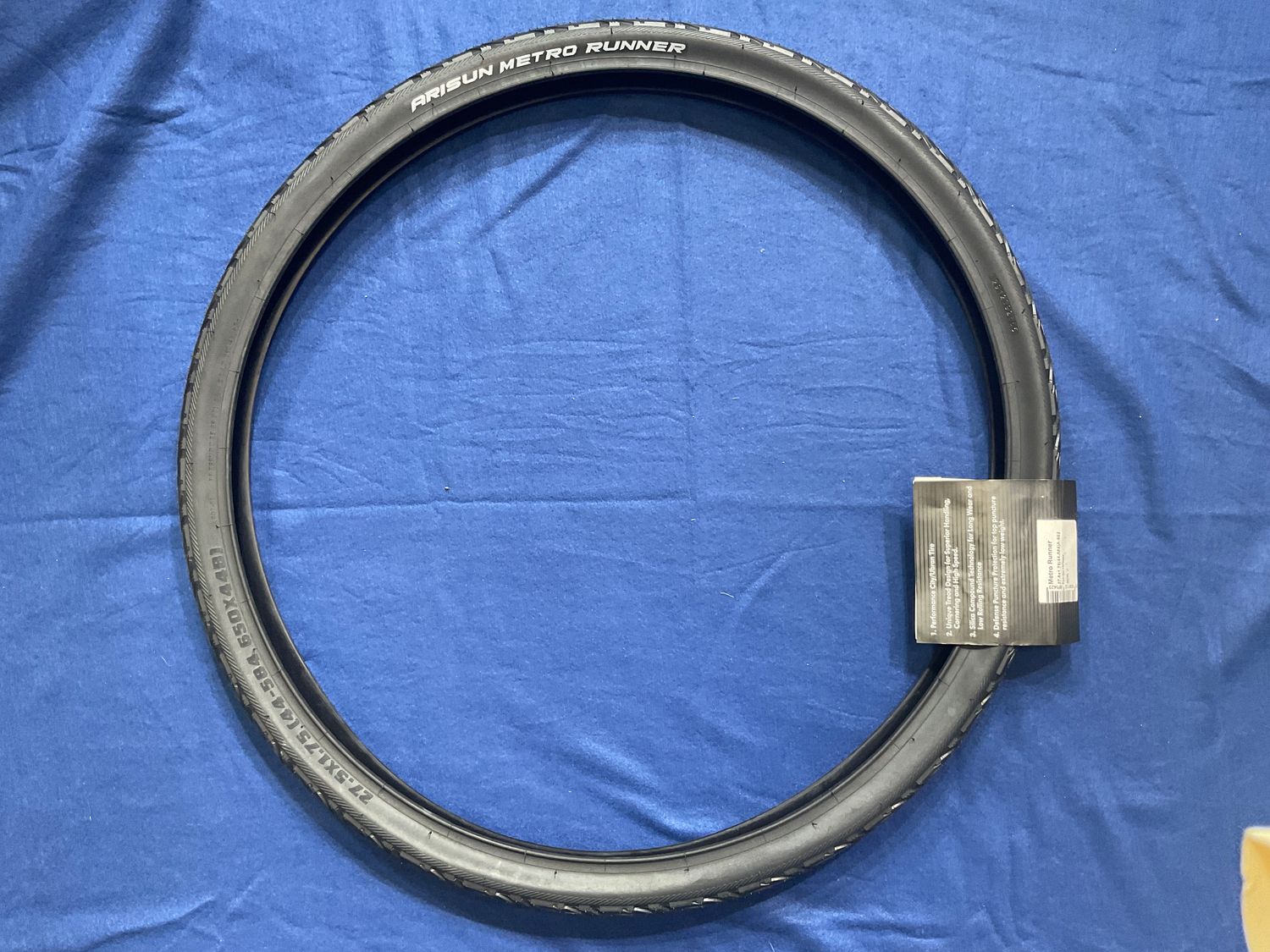 TIRE ARISUN METRO RUNNER 27.5x1.75 BK WIRE/30