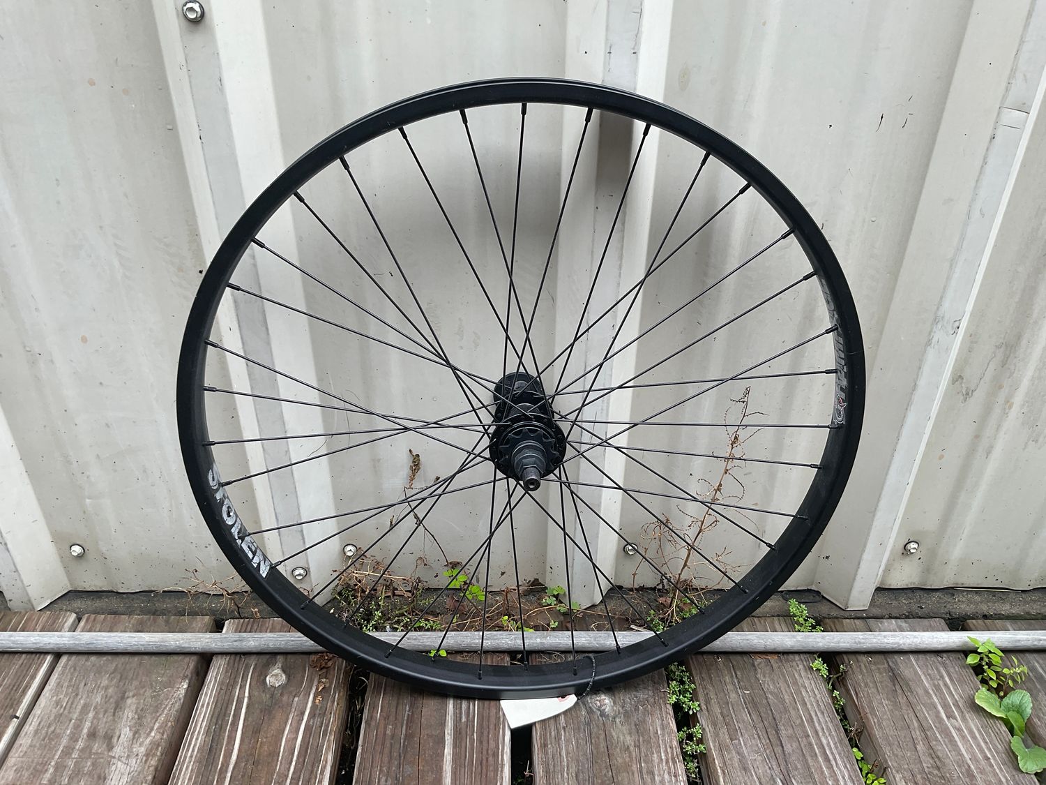 WHL.  Stolen Rampage Rear Wheel - 26 14 x 110mm Rim Brake Cassette Black Clincher