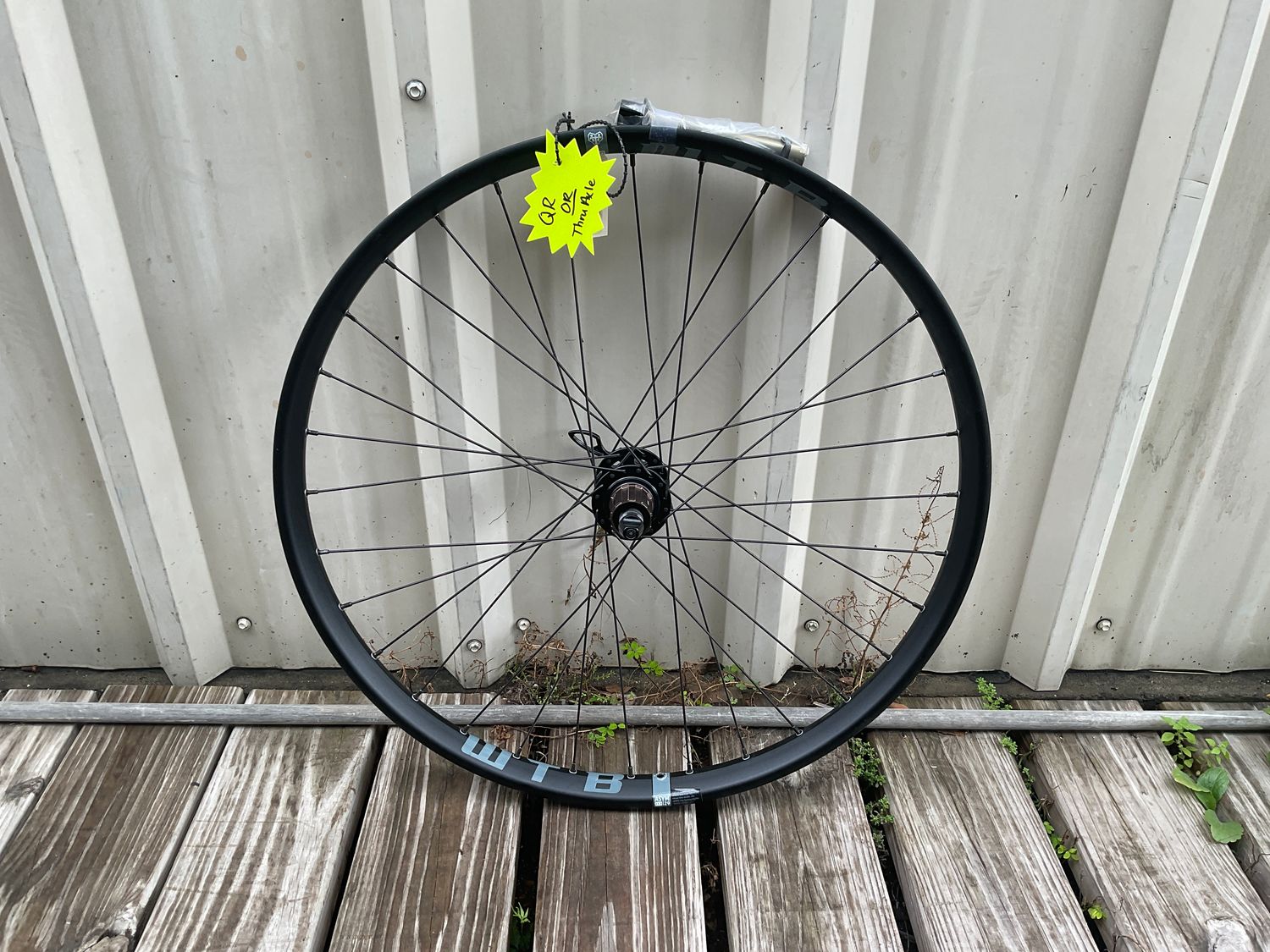 WHL 27.5&quot; RR  QR/THRU AXLE 6 BOLT