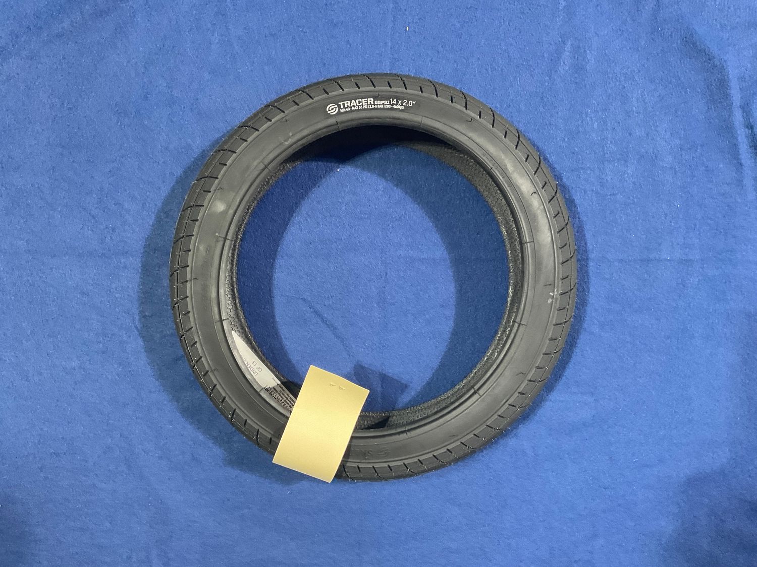 TIRE 14 x 2.0 - BLK - Salt Tracer ,  Wire