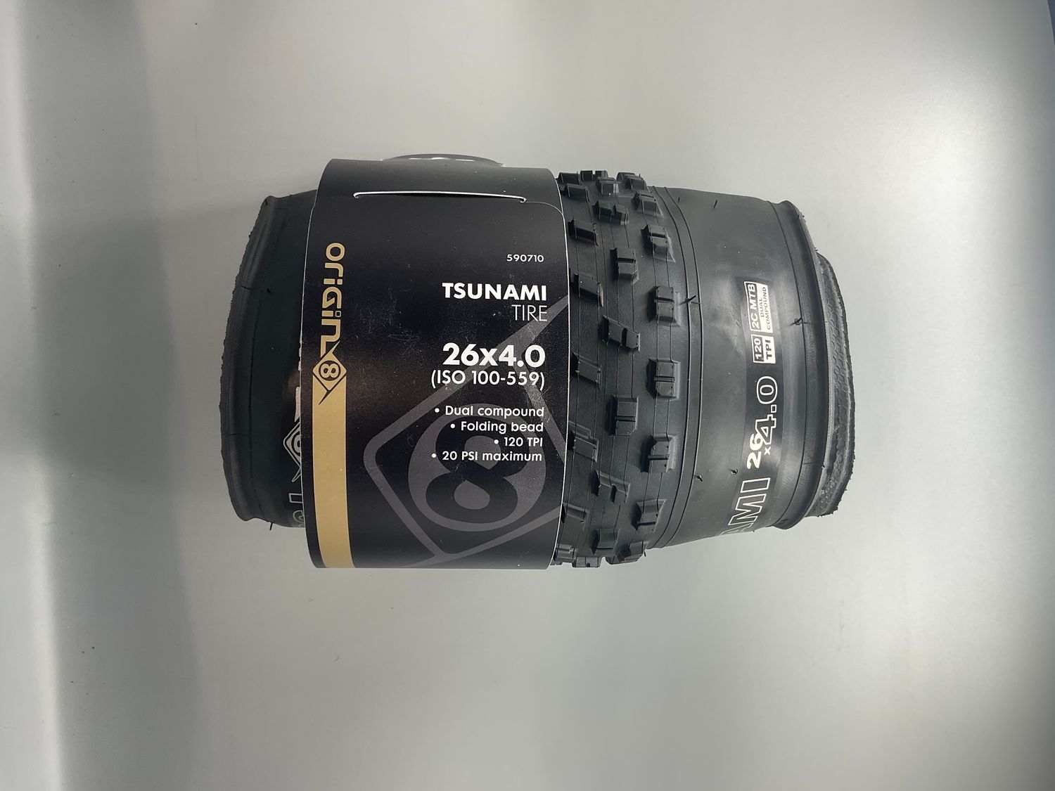 TIRE OR8 TSUNAMI 26x4.0 FOLD BK/BK