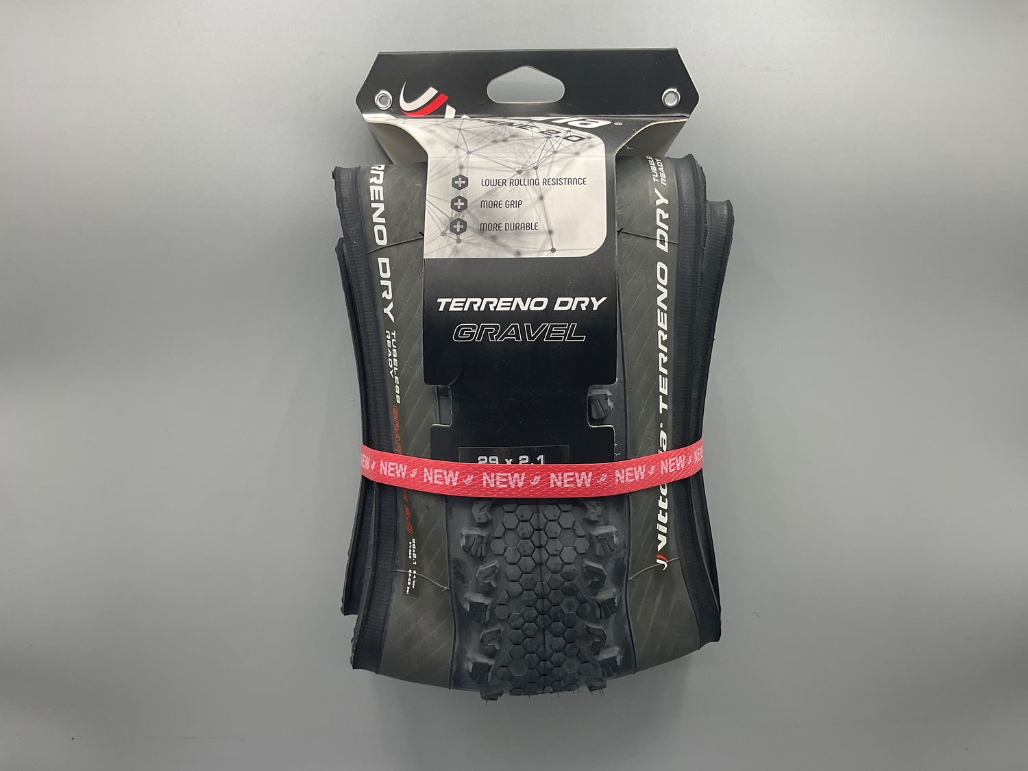 Tire 29x2.1 / 700 x 52, Terreno Dry Tubeless, Folding, Black/Anthracite, G2.0 Vittoria
