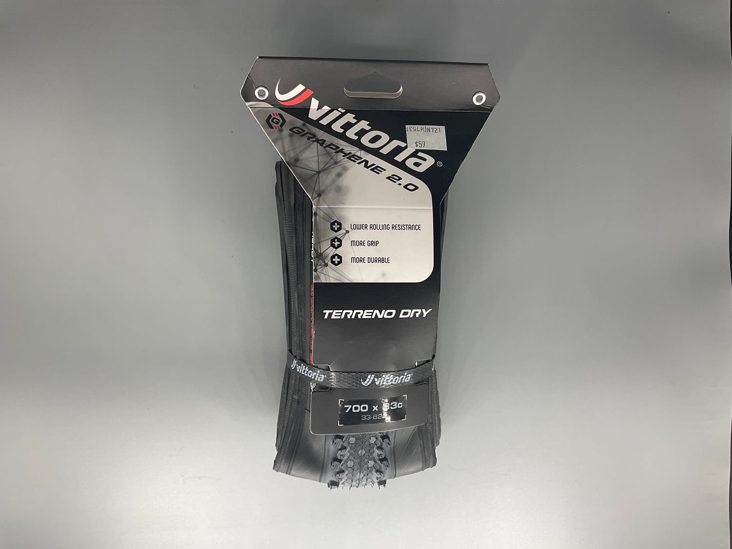 TIRE 700x33 Terreno DRY G2.0  BLK   Vittoria