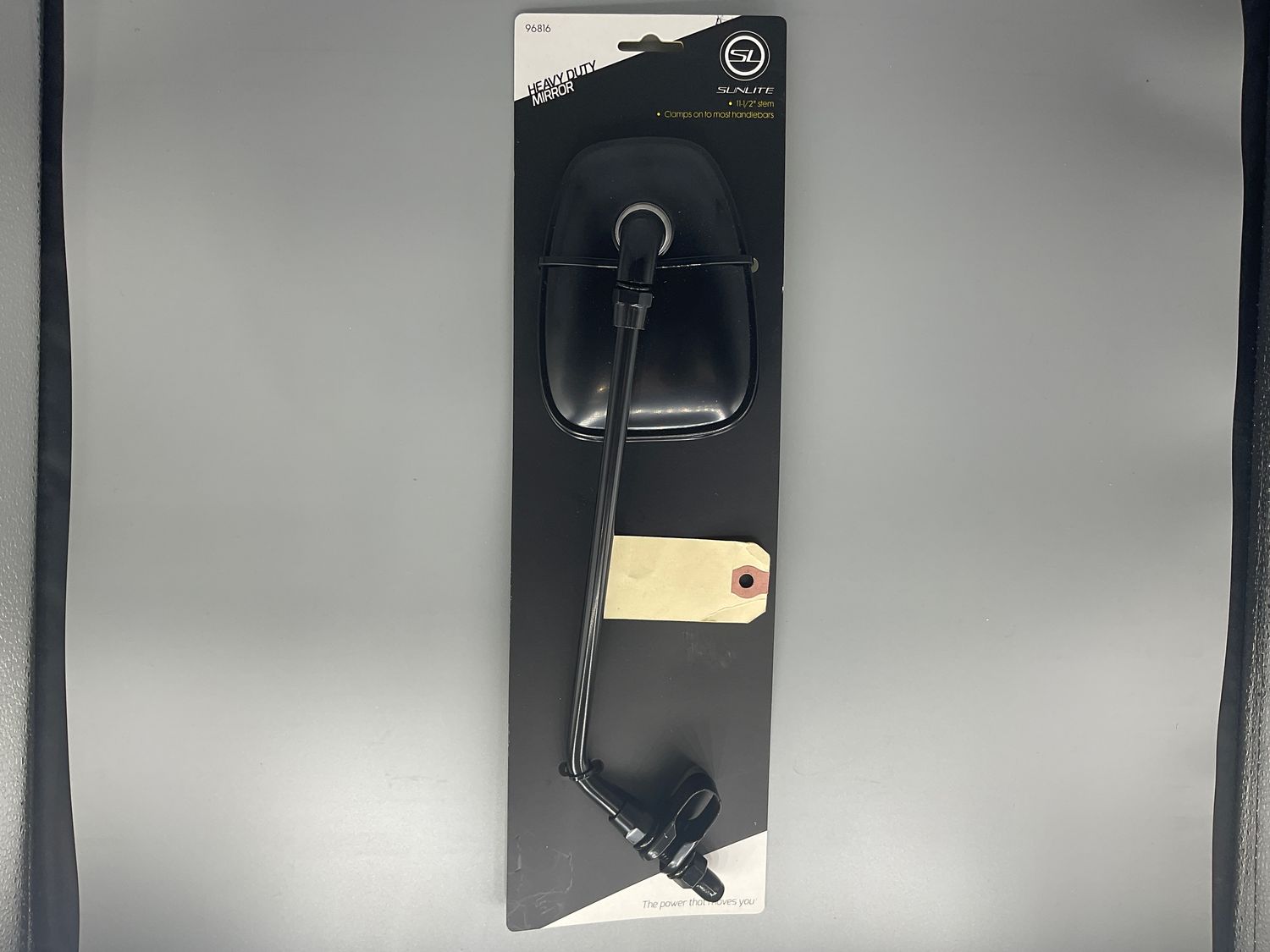 MIRROR SUNLT DELUXE 11.5in BK