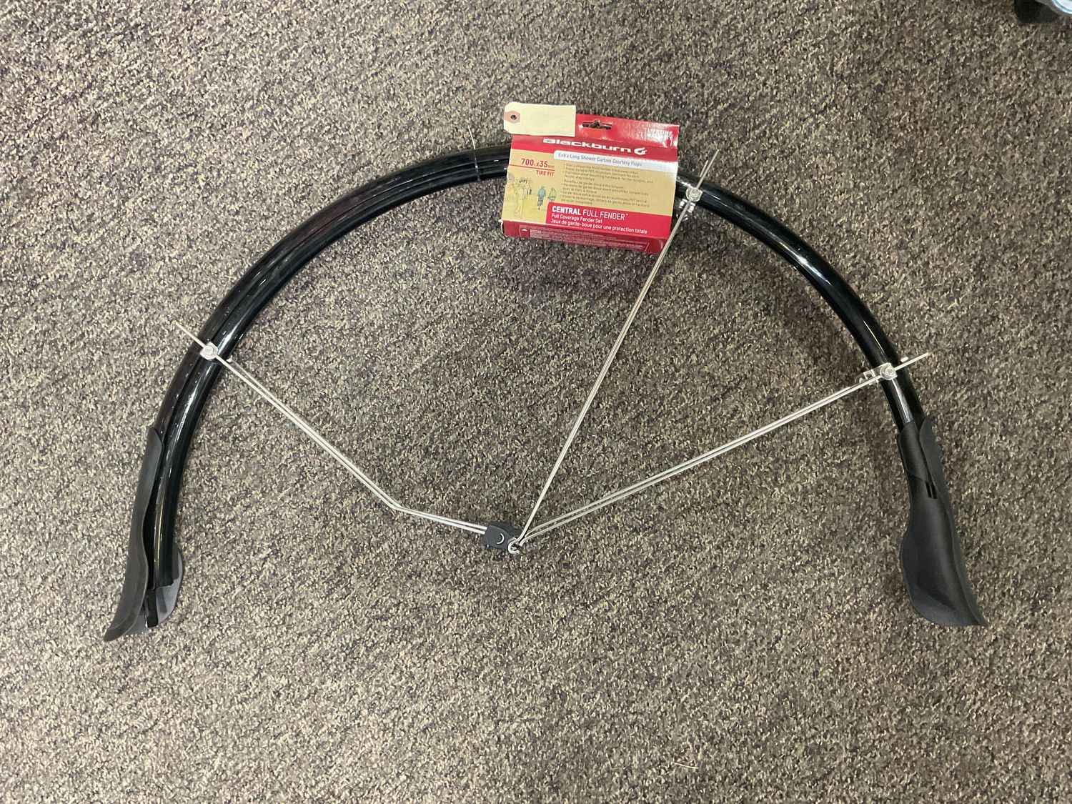 Blackburn Central Full Fender Set -  700 x 35 - Black