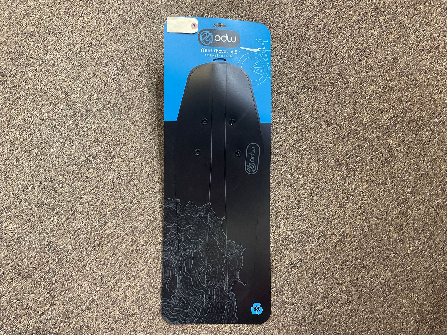 FENDER PDW 6.5 MUD SHOVEL RR FAT TIRE BK